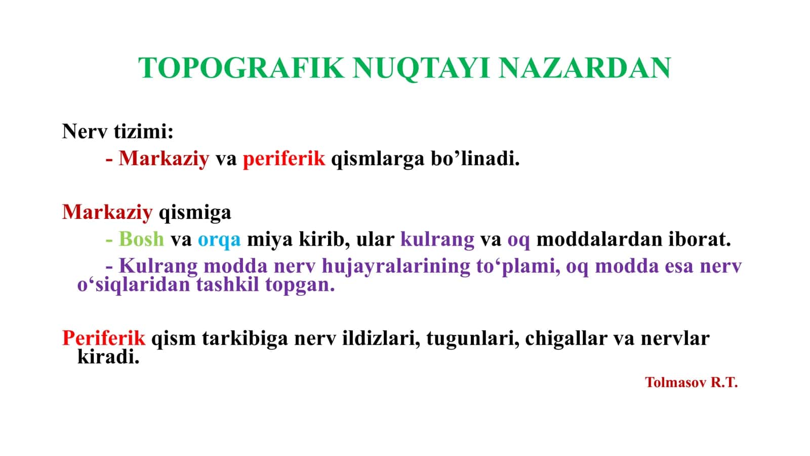 Topografik nuqtayi nazardan 3