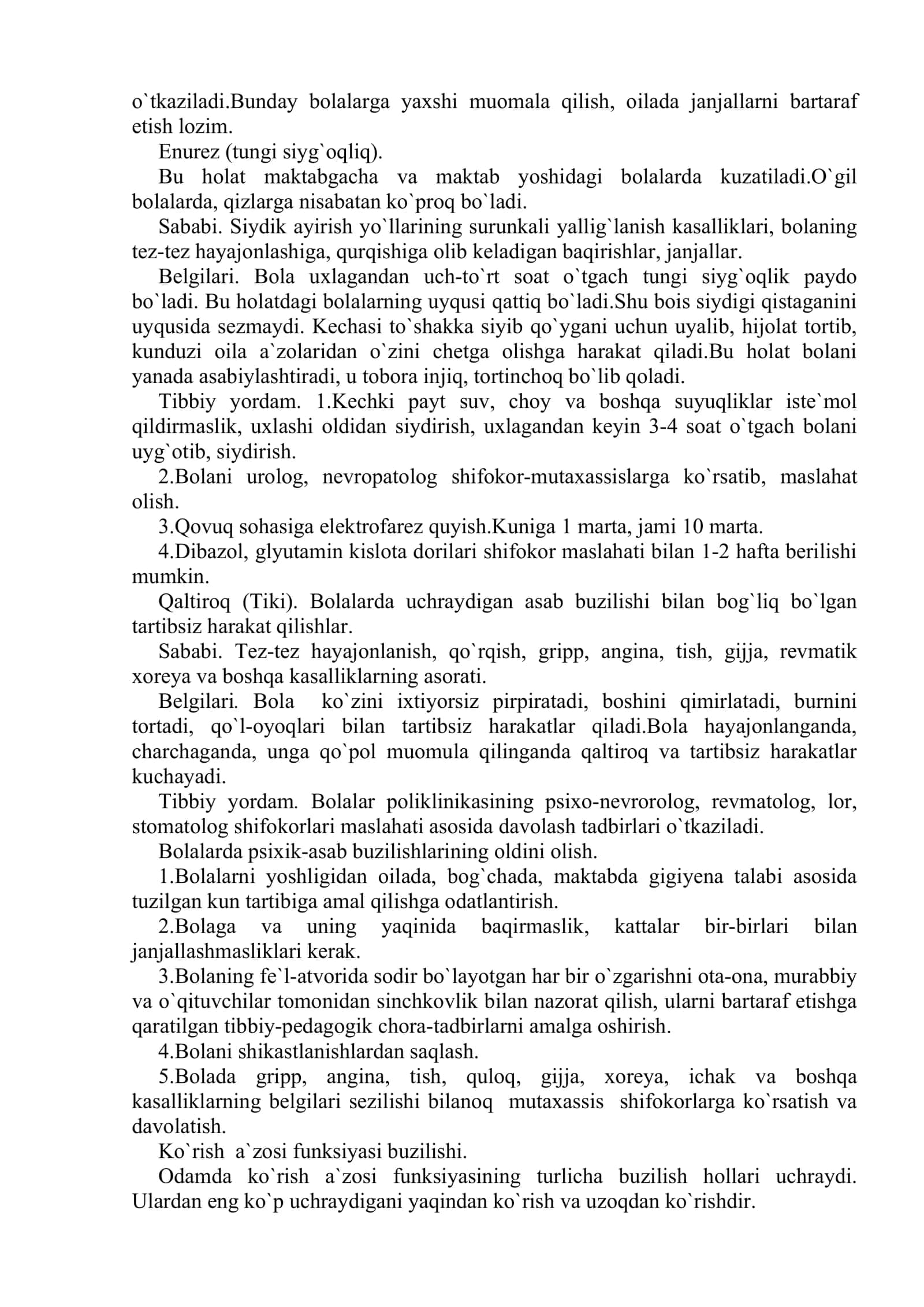 BOLALAR PSIXIK-ASAB, KO`RISH- ESHITISH TIZIMI KASALLIKLARI 3
