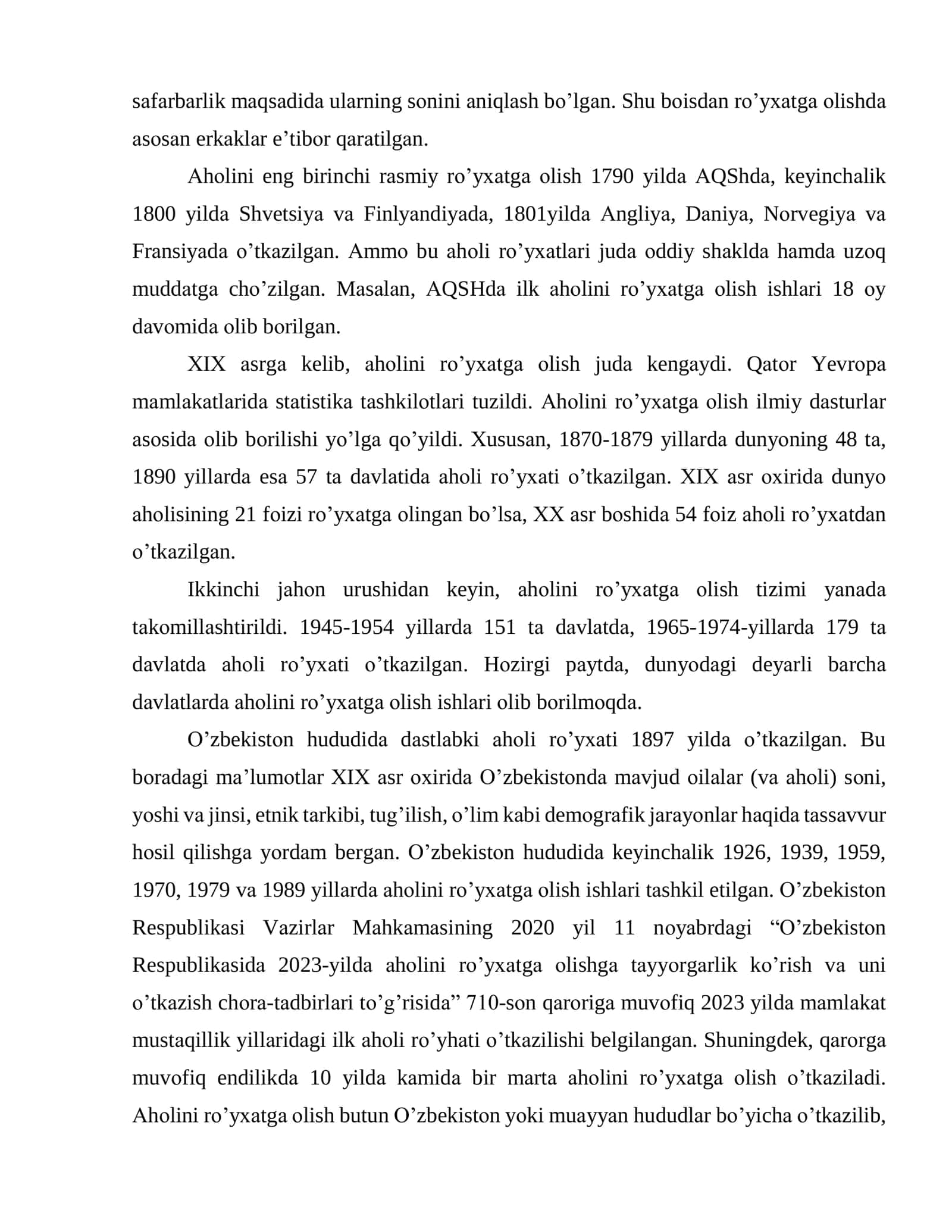 DEMOGRAFIK JARAYONLAR VA AHOLI HAQIDAGI MA’LUMOTLAR MANBALARI 3