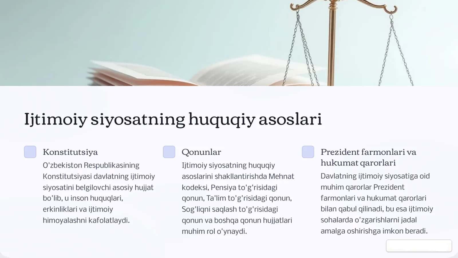Davlatning ijtimoiy siyosati 3