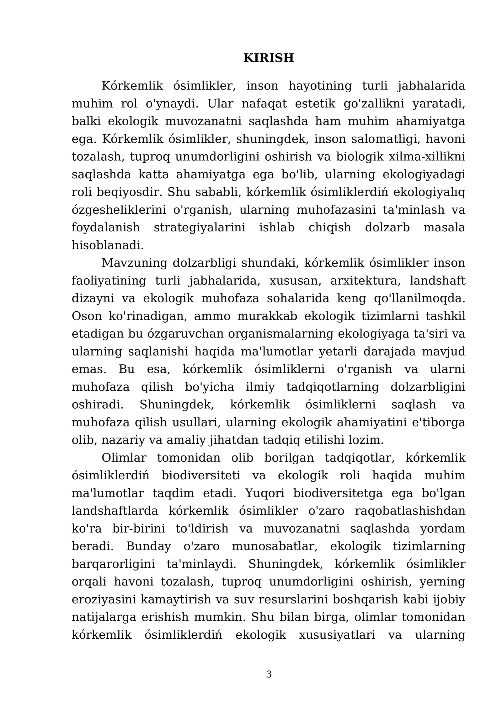 Kórkemlik ósimliklerdiń ekologiyalıq ózgeshelikleri 3