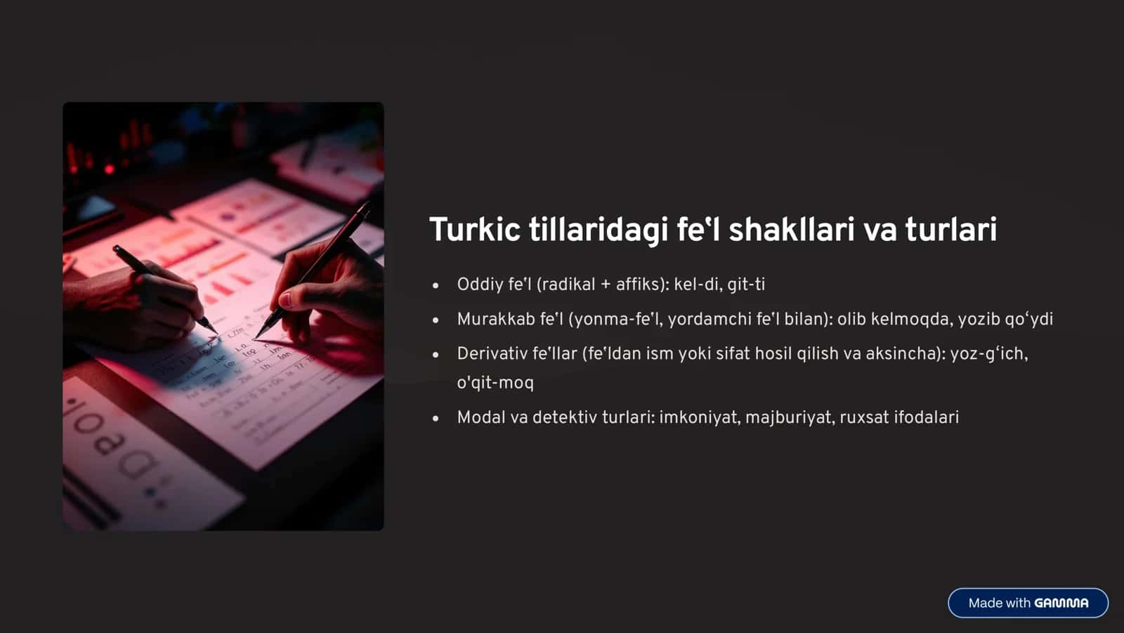 Turkic tillarda fe'l va uning grammatik xususiyatlari 3