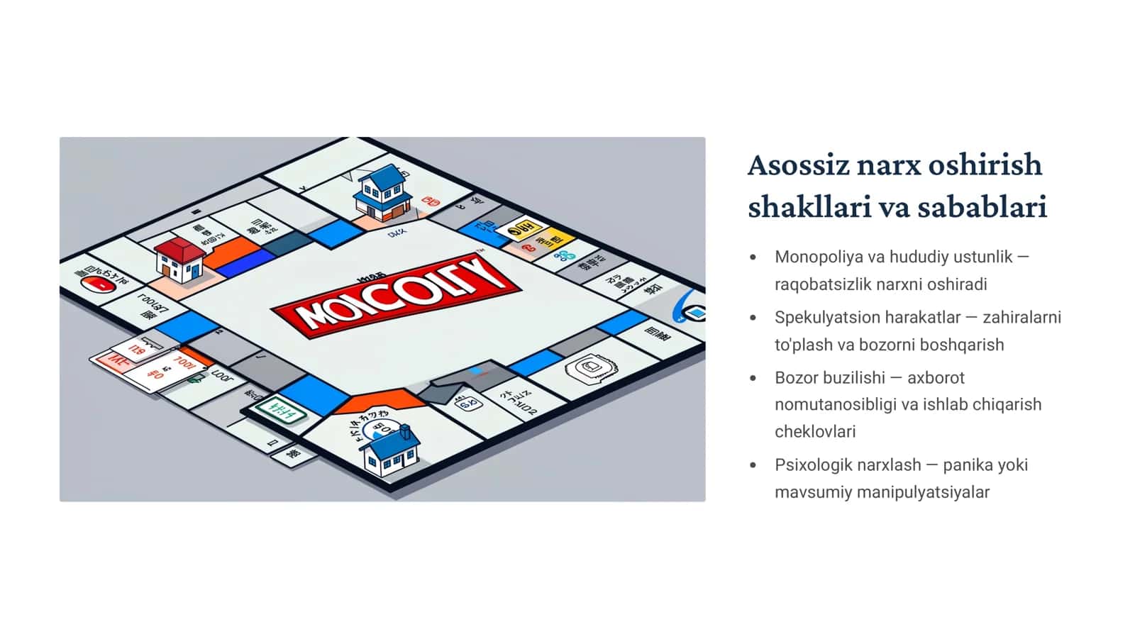 Tadbirkorlar tomonidan mahsulot yoki xizmat turining narxini asossiz oshirish holatlari 3