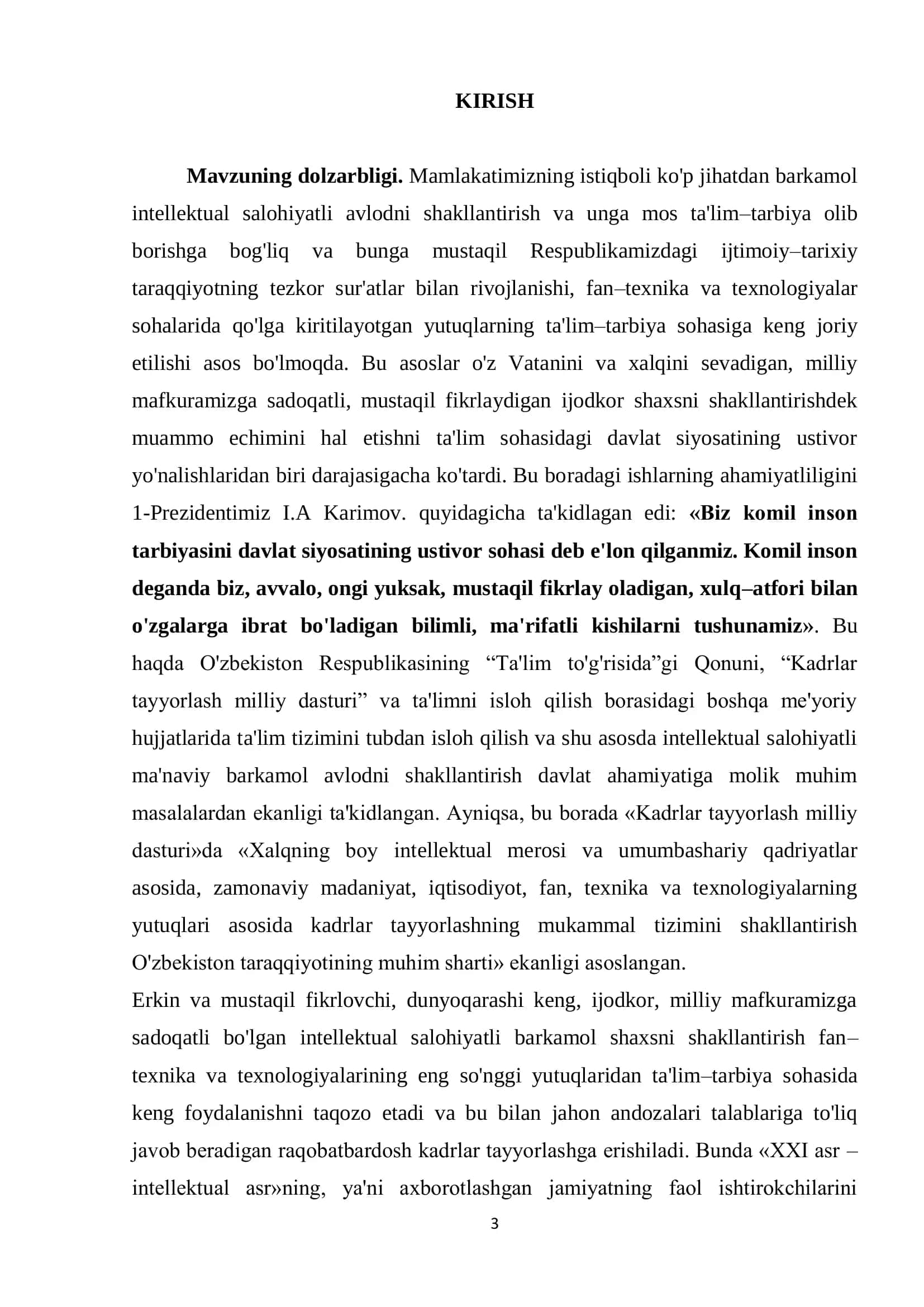 Innovatsion texnologiyalarni qo'llab darsdan tashqari olib boriladigan ishlar senariysini tuzish 3
