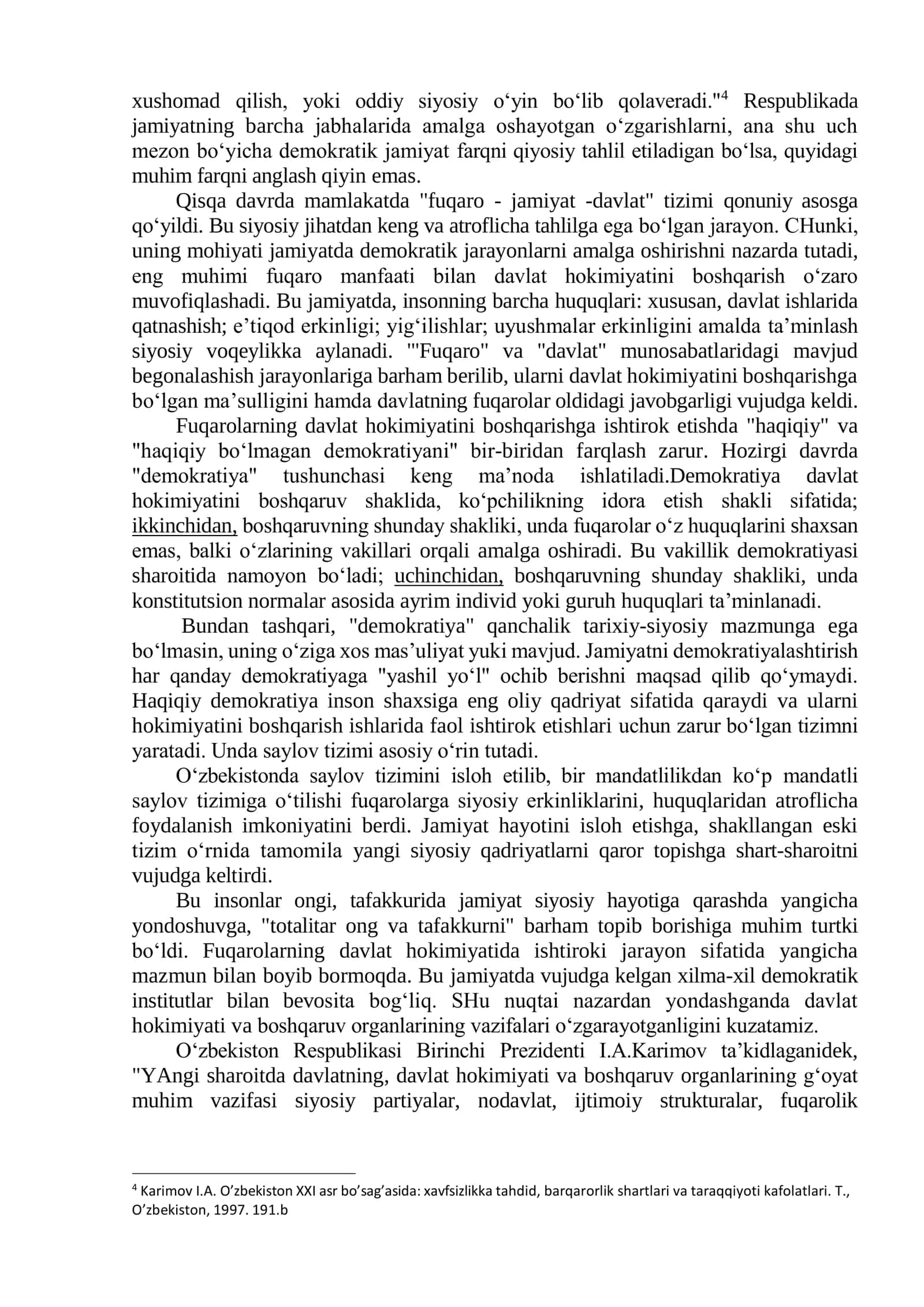 O‘ZBEKISTONDA FUQAROLIK JAMIYATI INSTITUTLARI VA MAHALLIY O’Z-O’ZINI BOSHQARISH 3