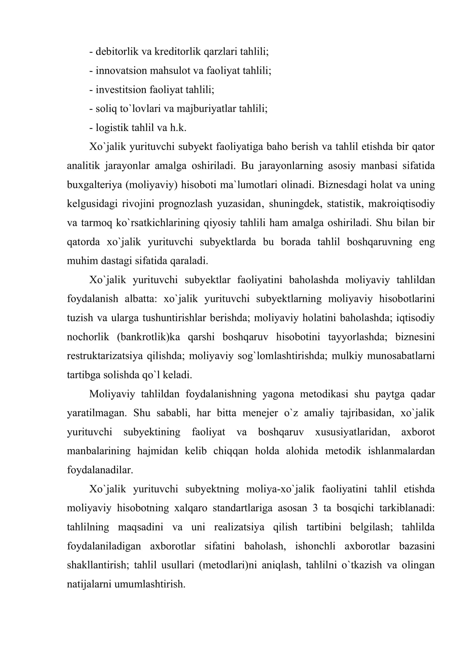 Moliyaviy tahlilni tashkil etish va axborot manbalari 3
