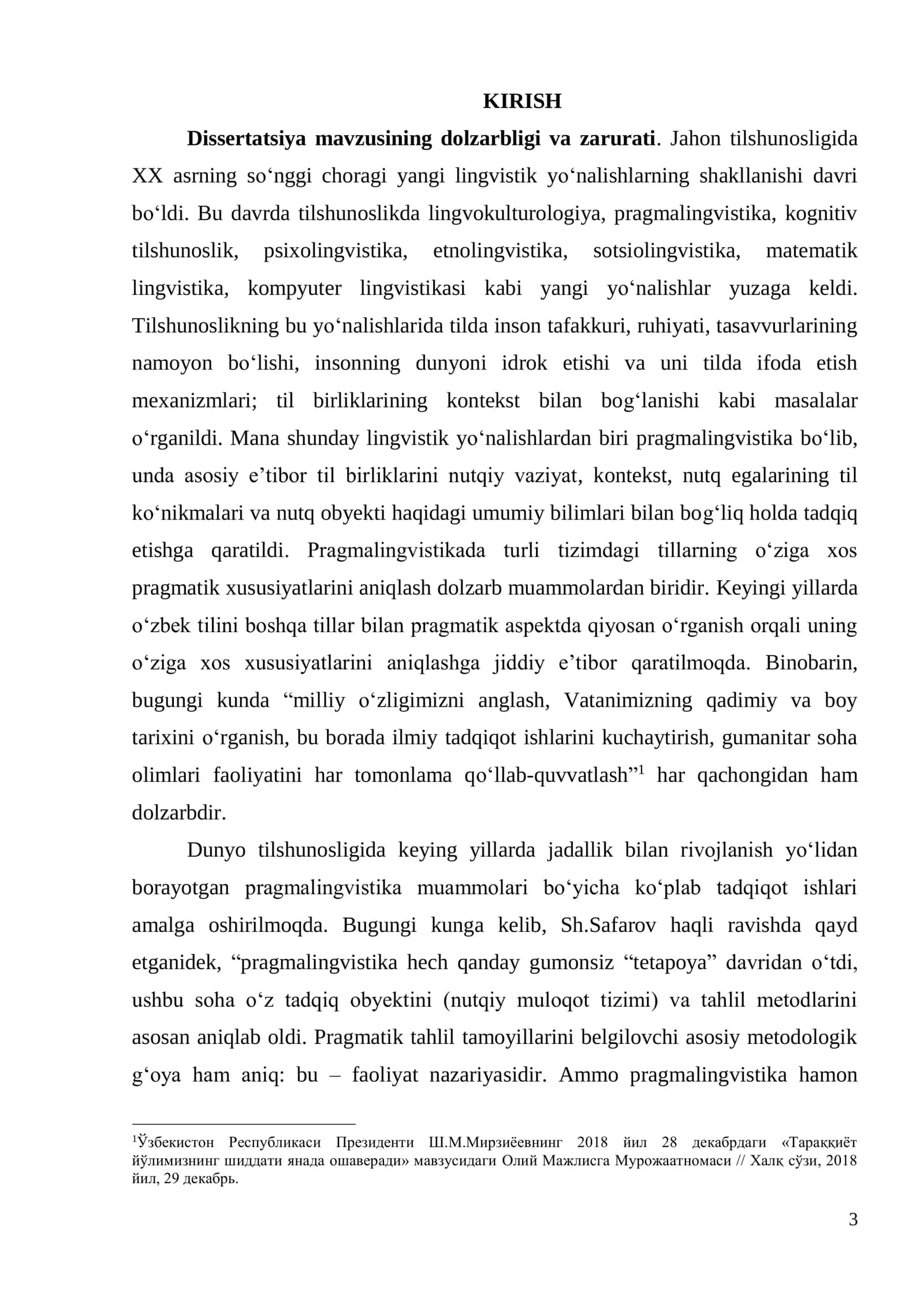UNDOV, TAQLID VA MODAL SO‘ZLAR PRAGMATIKASI  (Turli tizimli tillar misolida) 3
