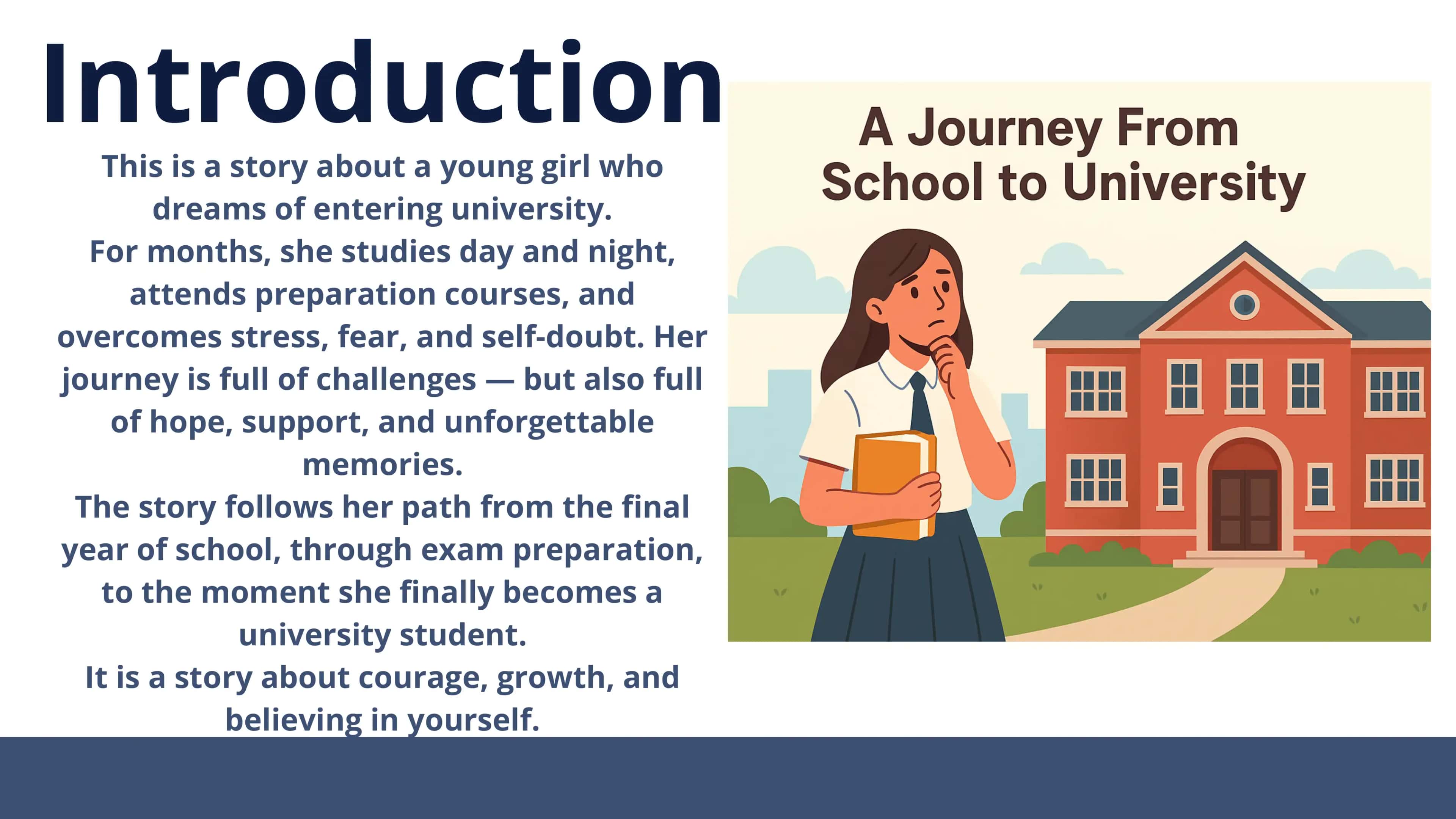FROM SCHOOL TO UNIVERSITY 3
