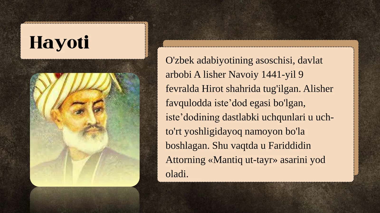 Abdurahmon Jomiyning ta’limiy-ahloqiy qarashlari. Alisher Navoiyning pedagogik qarashlari 3