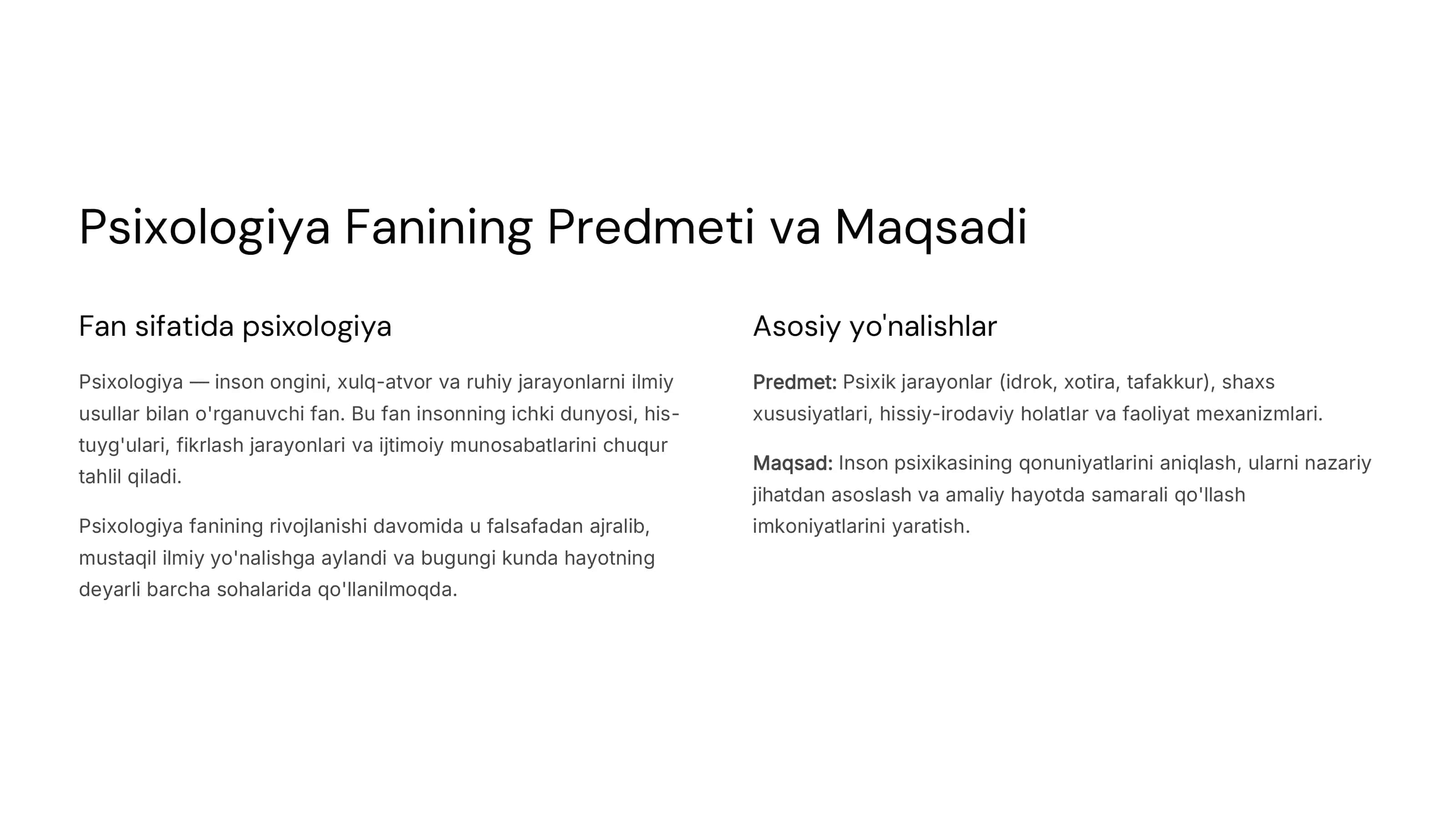 Psixologiya Fanining Predmeti va Maqsadi 3