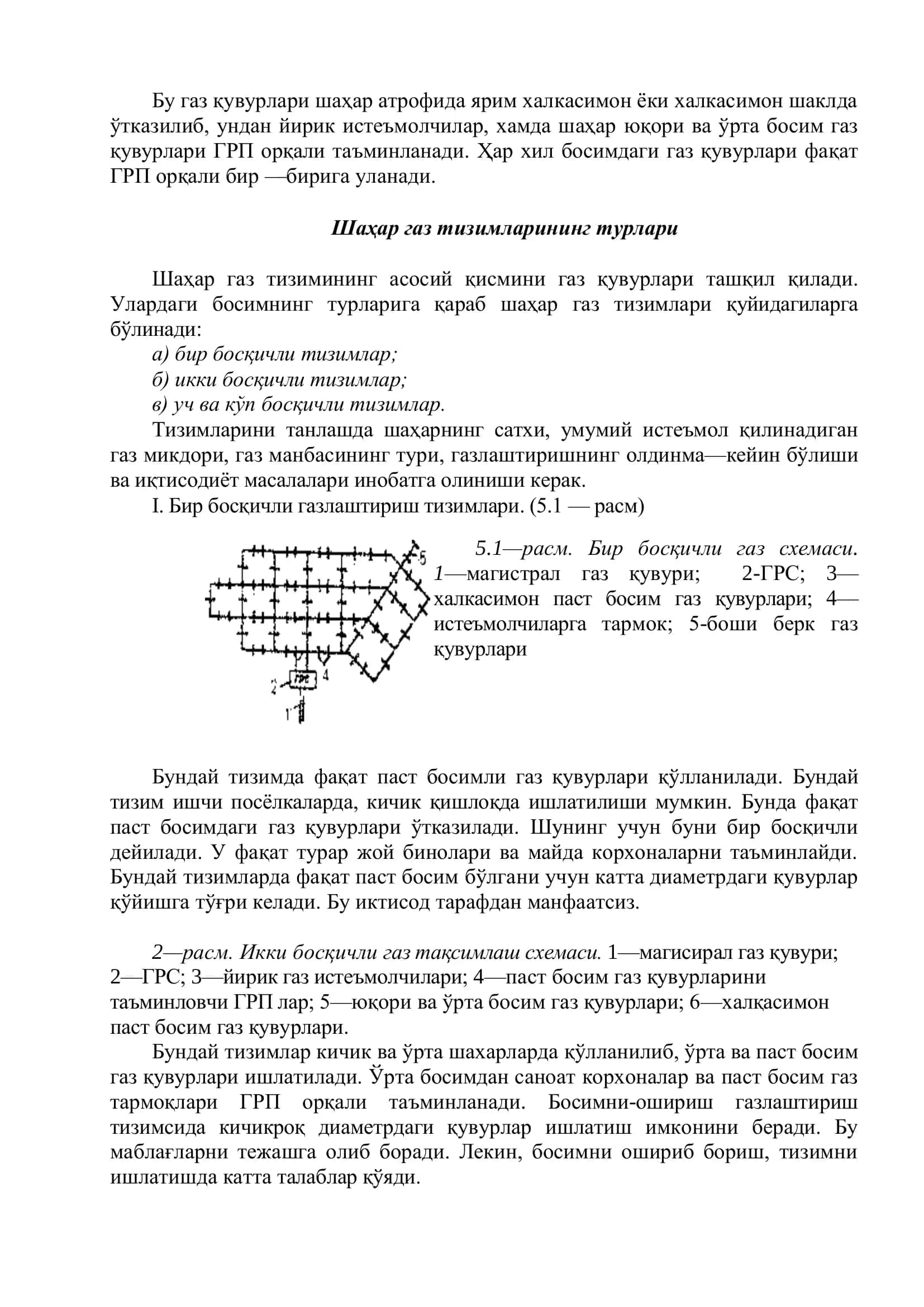 Газ қувурларининг классификацияси 3