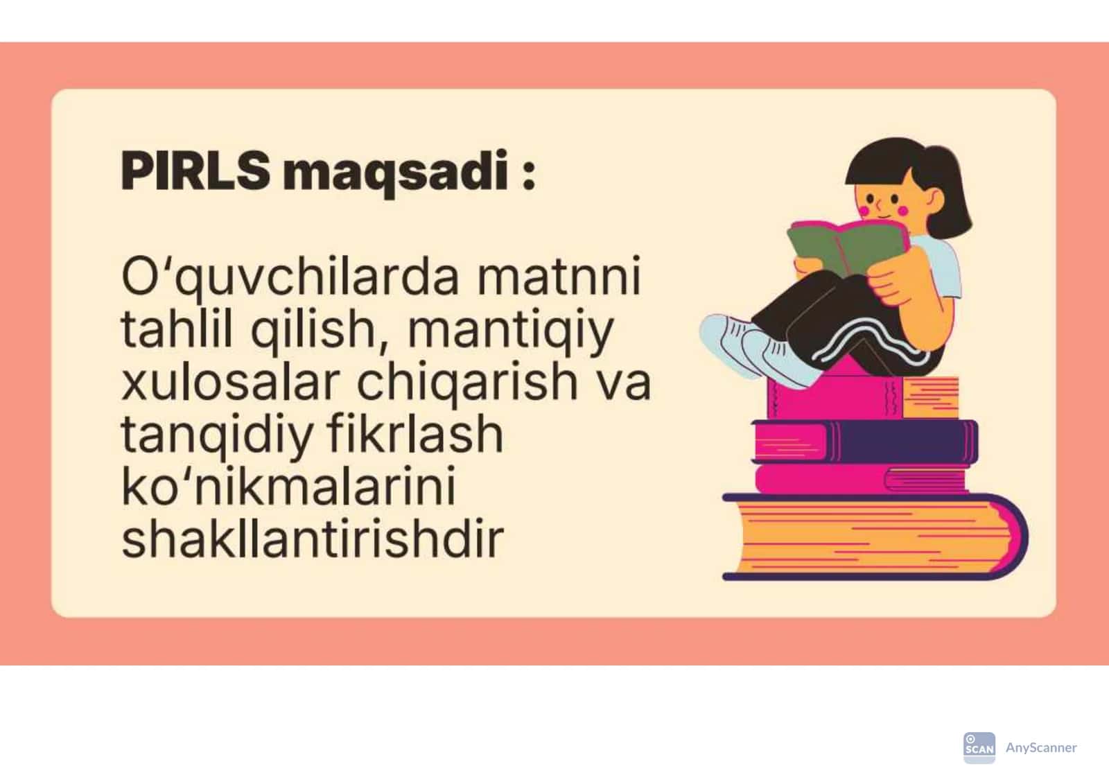 PIRLS tadqiqoti. Badiiy matnlar. 3