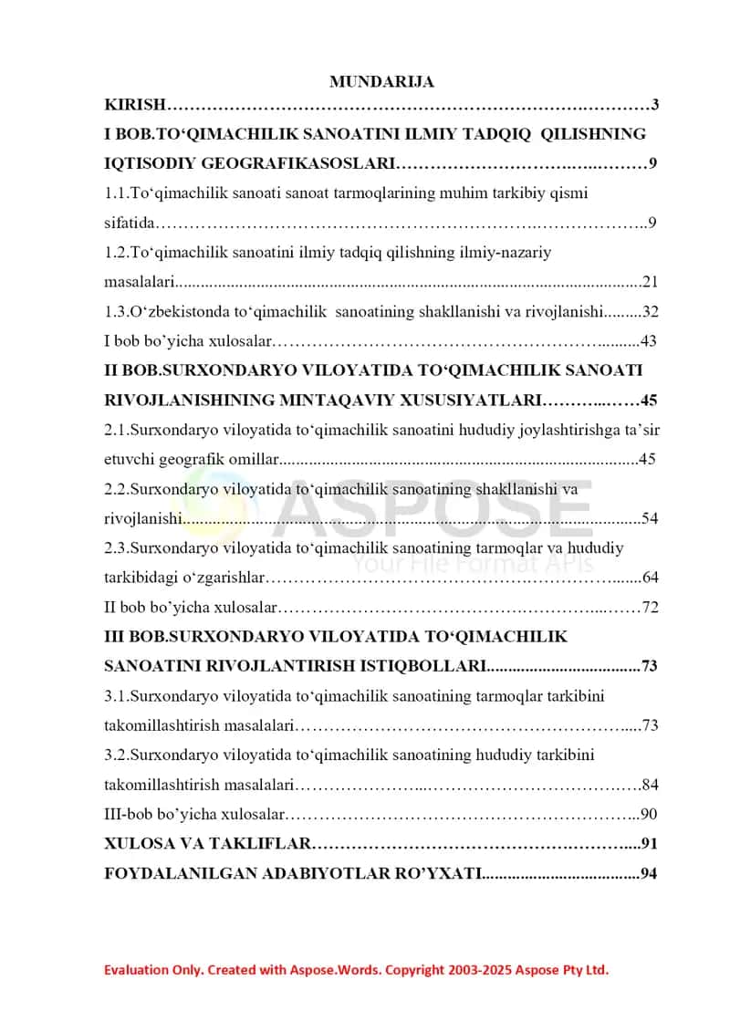 Surxondaryo viloyatida yengil sanoat rivojlanish istiqbollari 3