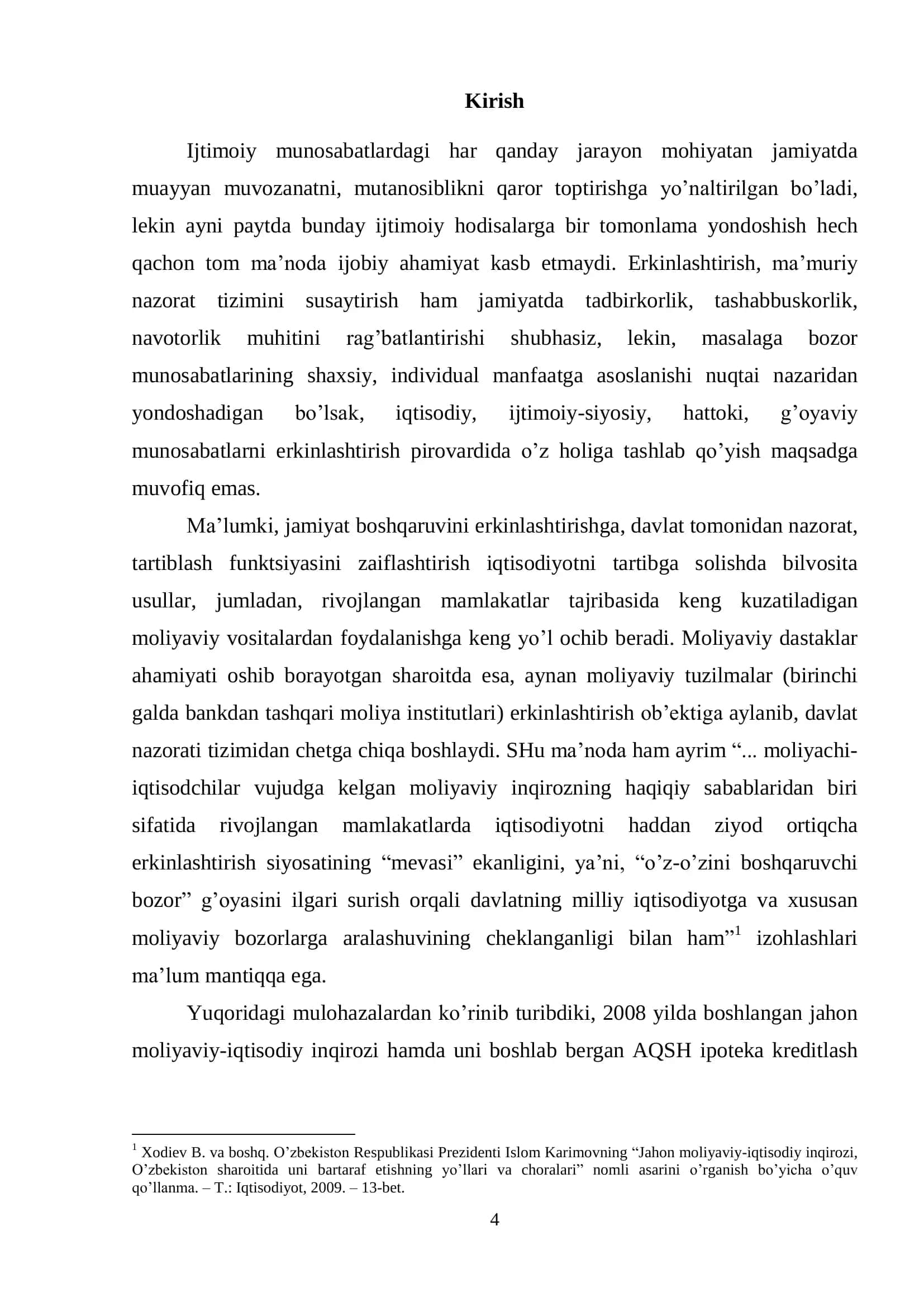 JAHON MOLIYAVIY-IQTISODIY INQIROZINING DUNYO MAMLAKATLARI RIVOJLANISHIGA TA’SIRI 3