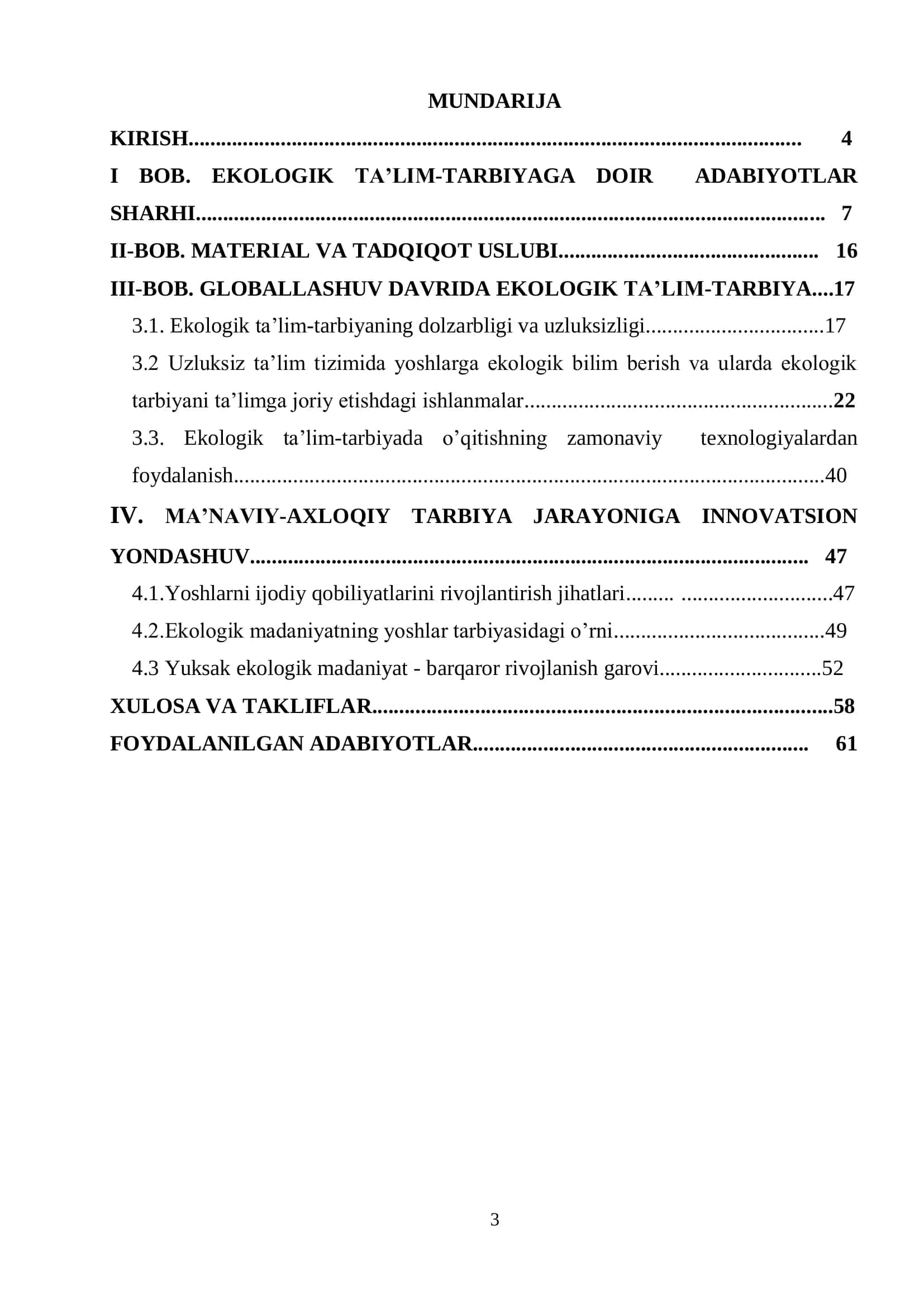 Globallashuv davrida ekologik ta’lim-tarbiyaning dolzarbligi va uzluksizligi 3