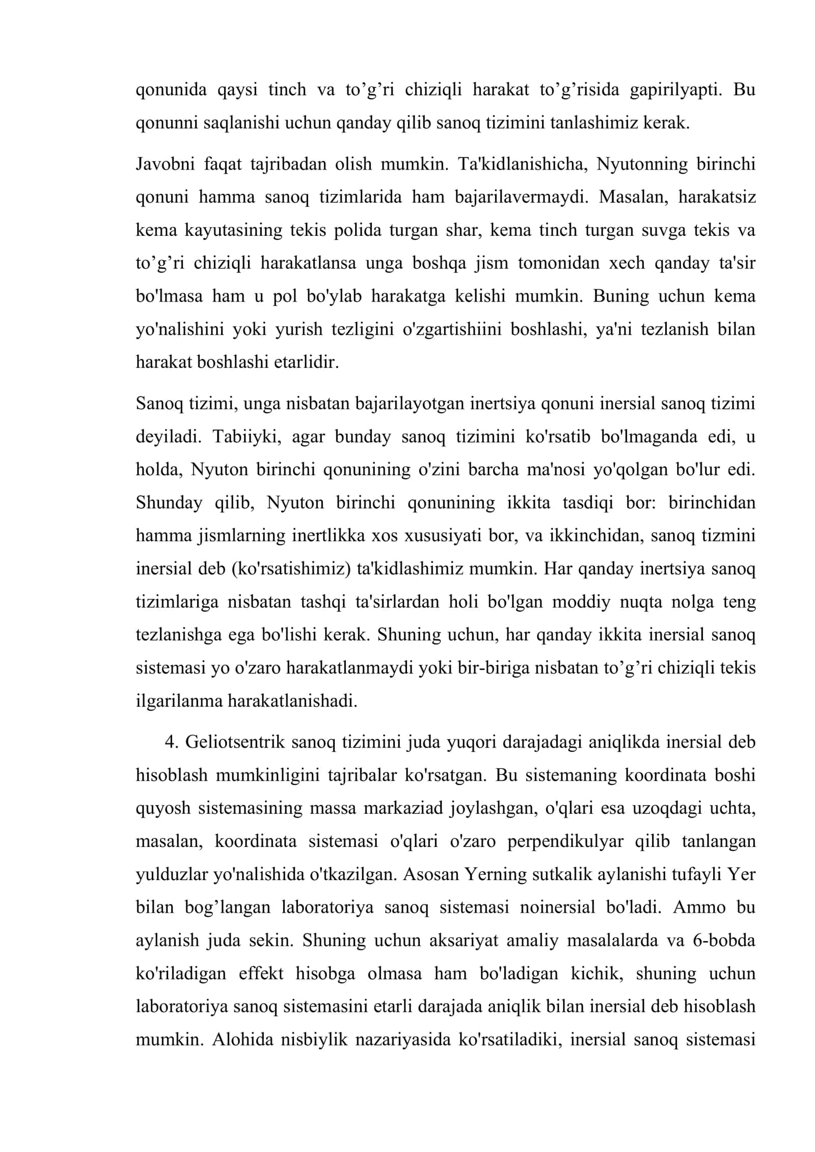 Moddiy nuqta va qattiq jism ilgarilanma harakatining dinamikasi 3