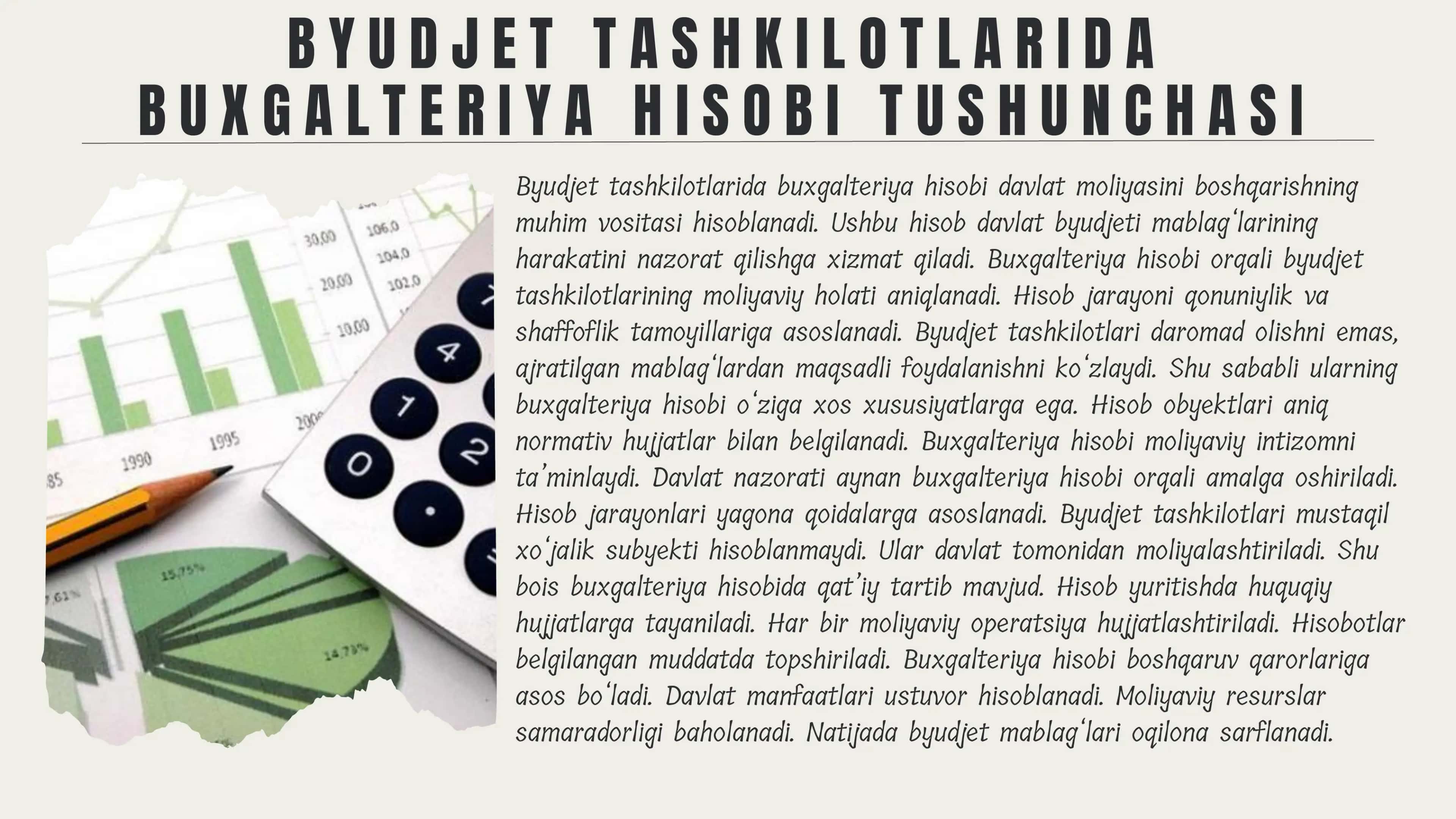 BYUDJET TASHKILOTLARIDA BUXGALTERIYA OBYEKTLARINI TARTIBGA SOLUVCHI NORMATIV-HUQUQIY HUJJATLAR 3