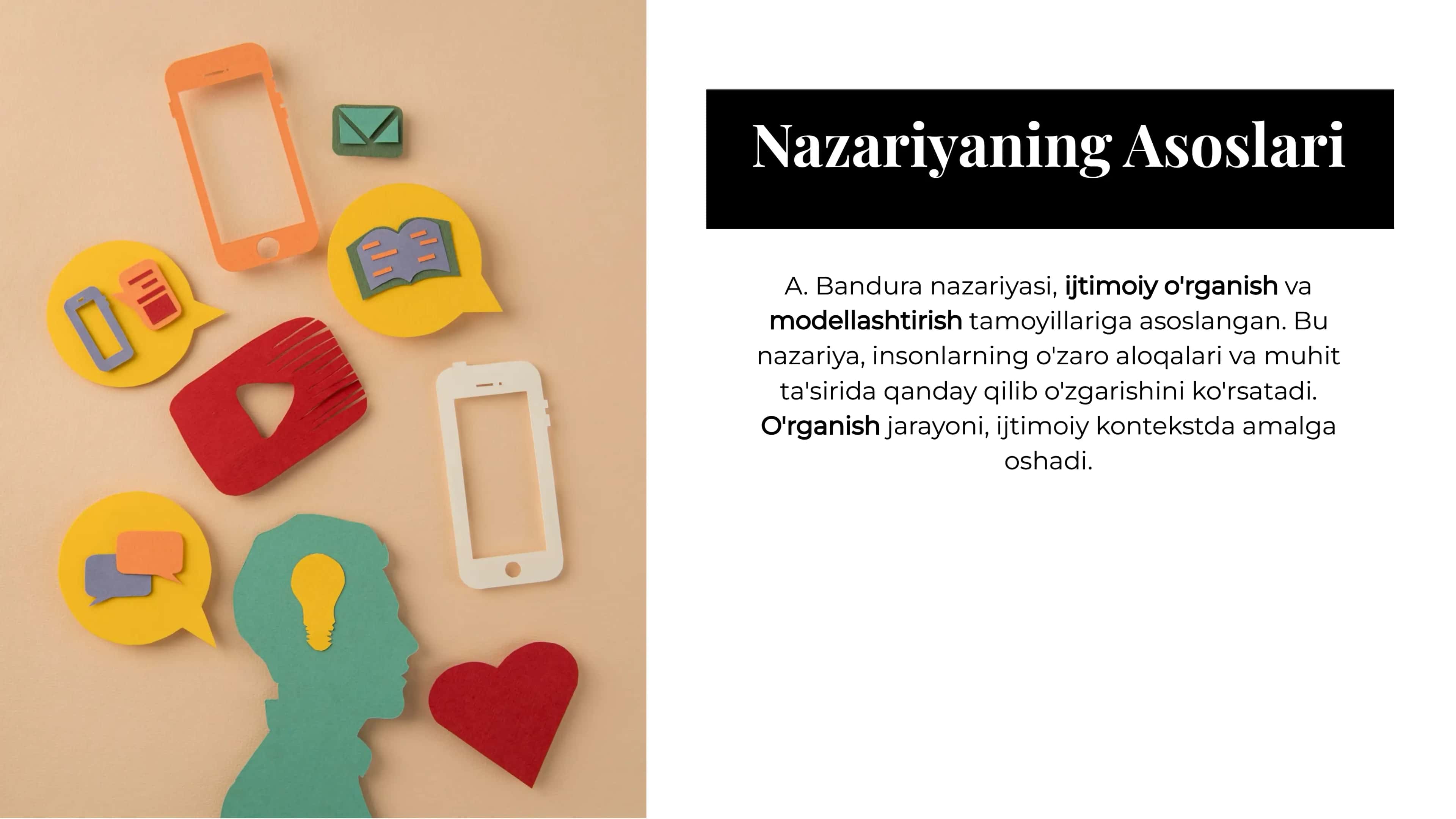 Rivojlanishning Sotsiogenetik Nazariyasi: A. Bandura Asosida 3