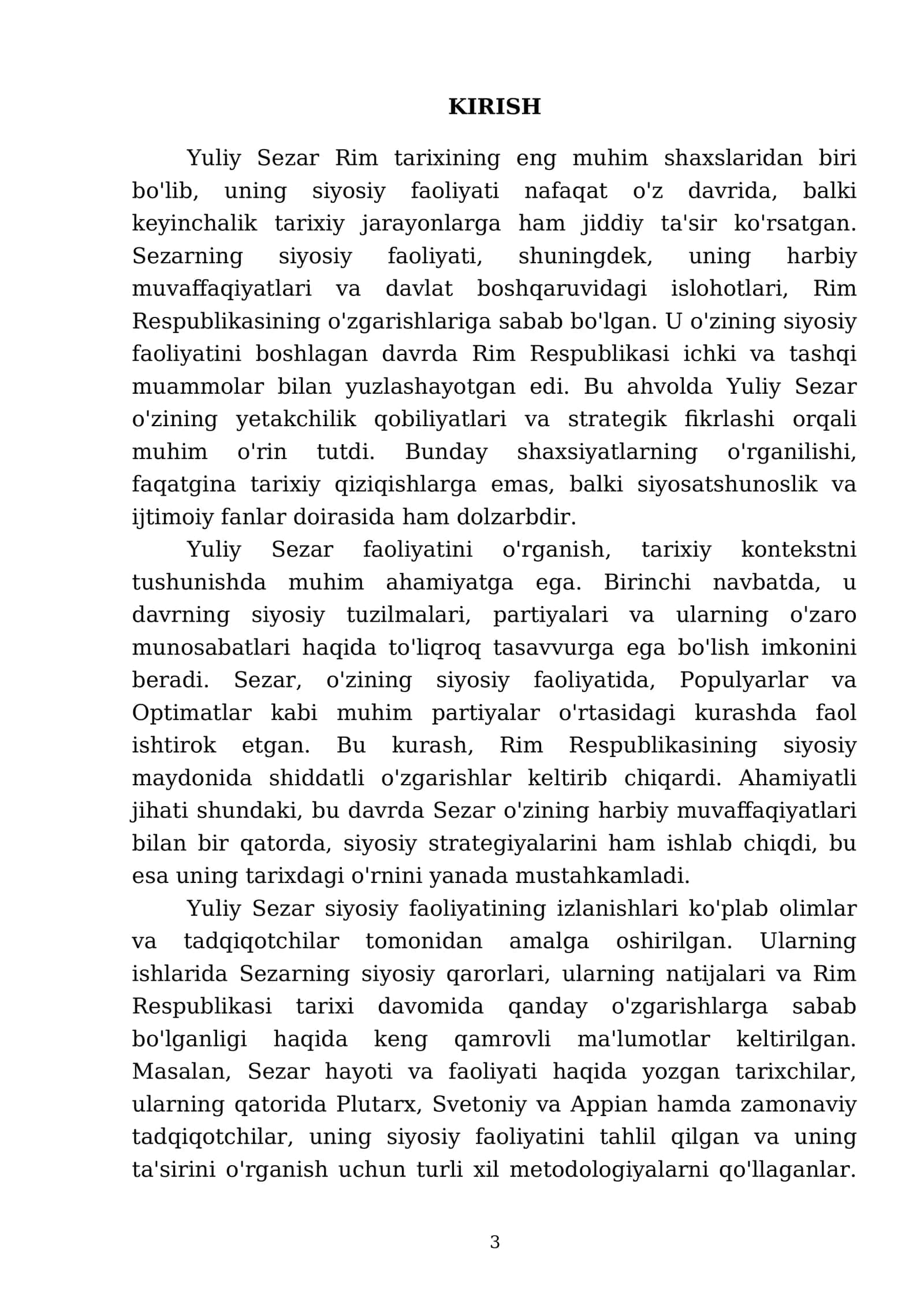 Yuliy Sezar siyosiy faoliyatining boshlanishi 3