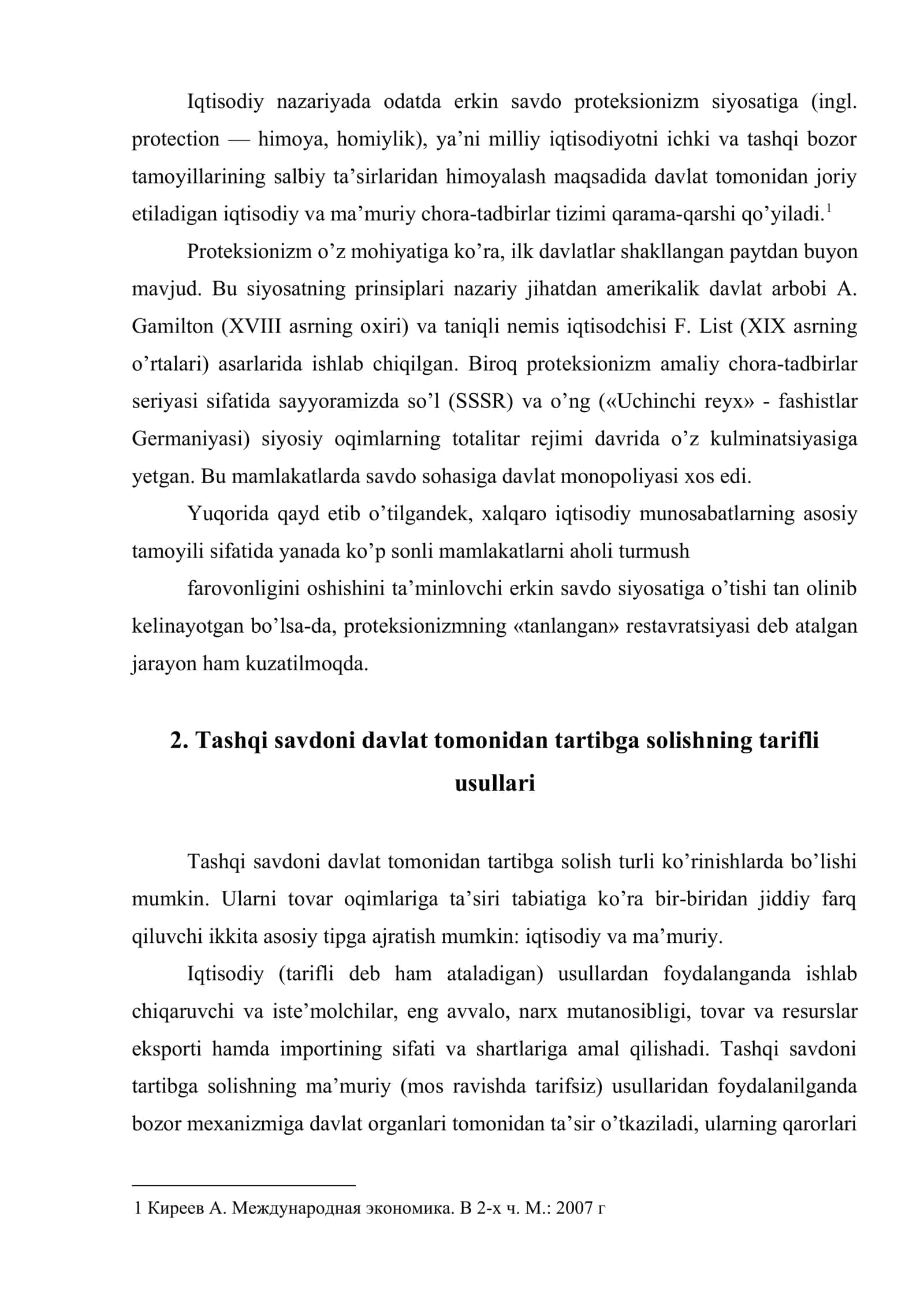 Jaxon iqtisodiyotida davlatni tartibga solish usullari 3