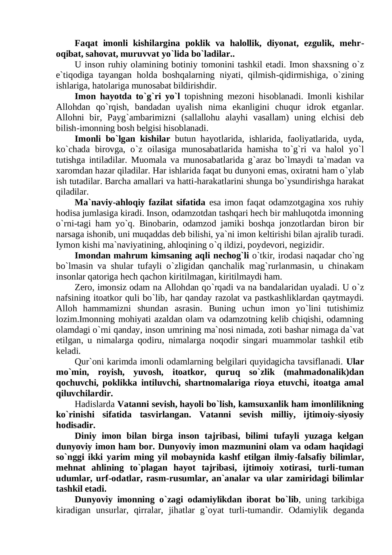 Islom qadriyatlari va ma’rifatining hozirgi davrdagi ahamiyati 3