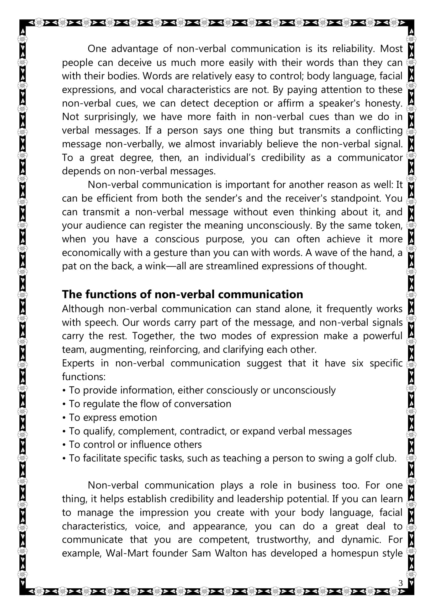 THE BASIC FORMS OF COMMUNICATION 3