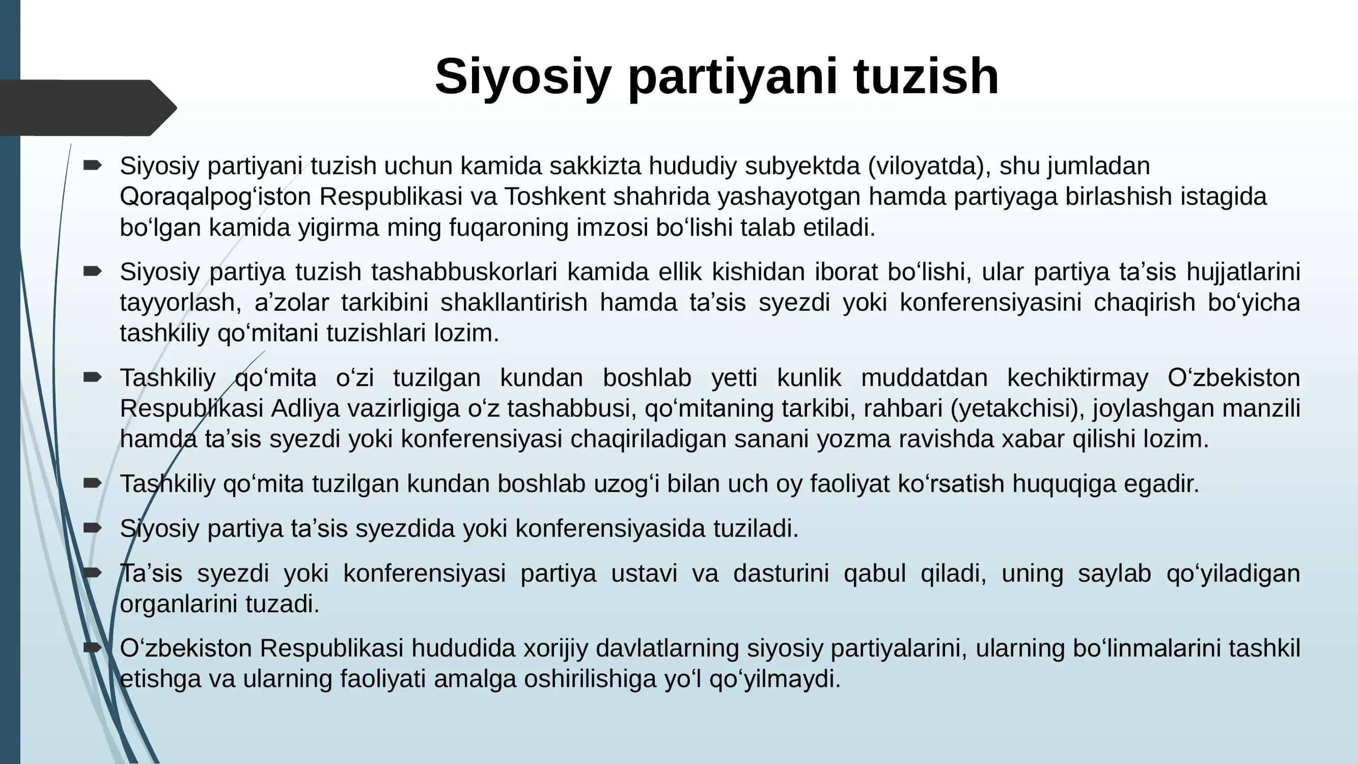 Siyosiy partiyalarning tashkiliy tuzilmalari va partiya qurilishi masalalari 3