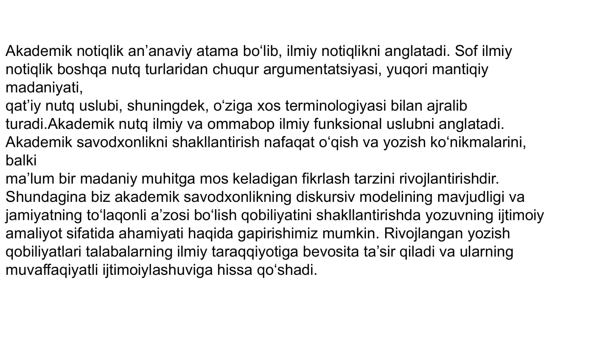 Akademik notiqlik 3