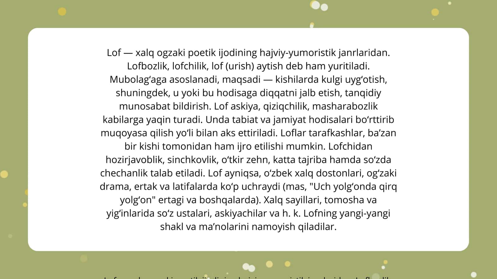 Latifa va lof. Nasriddin Afandi obrazi. 3