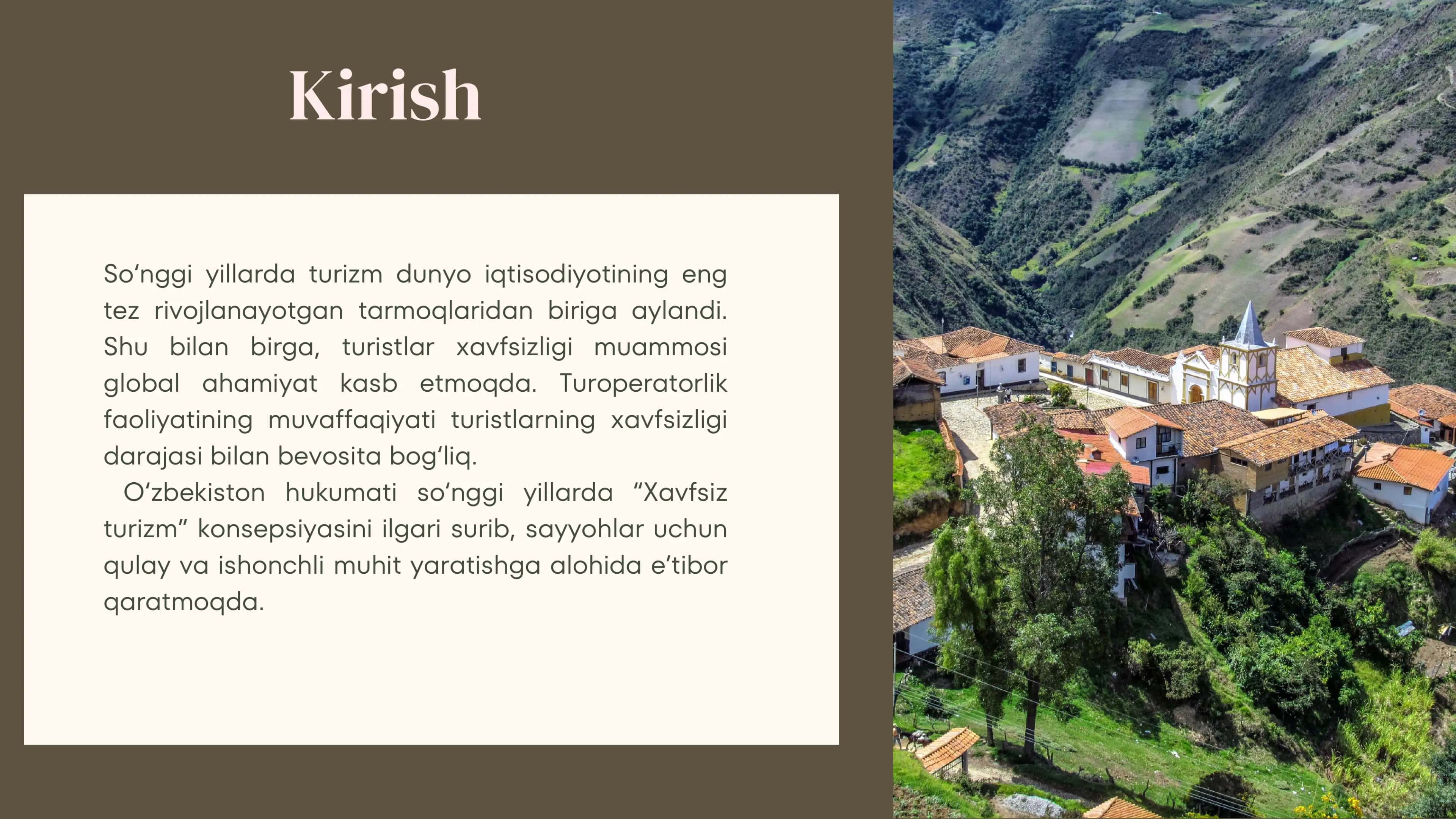 Turoperatorlik xizmatlarida turistlar xavfsizligini ta’minlash 3
