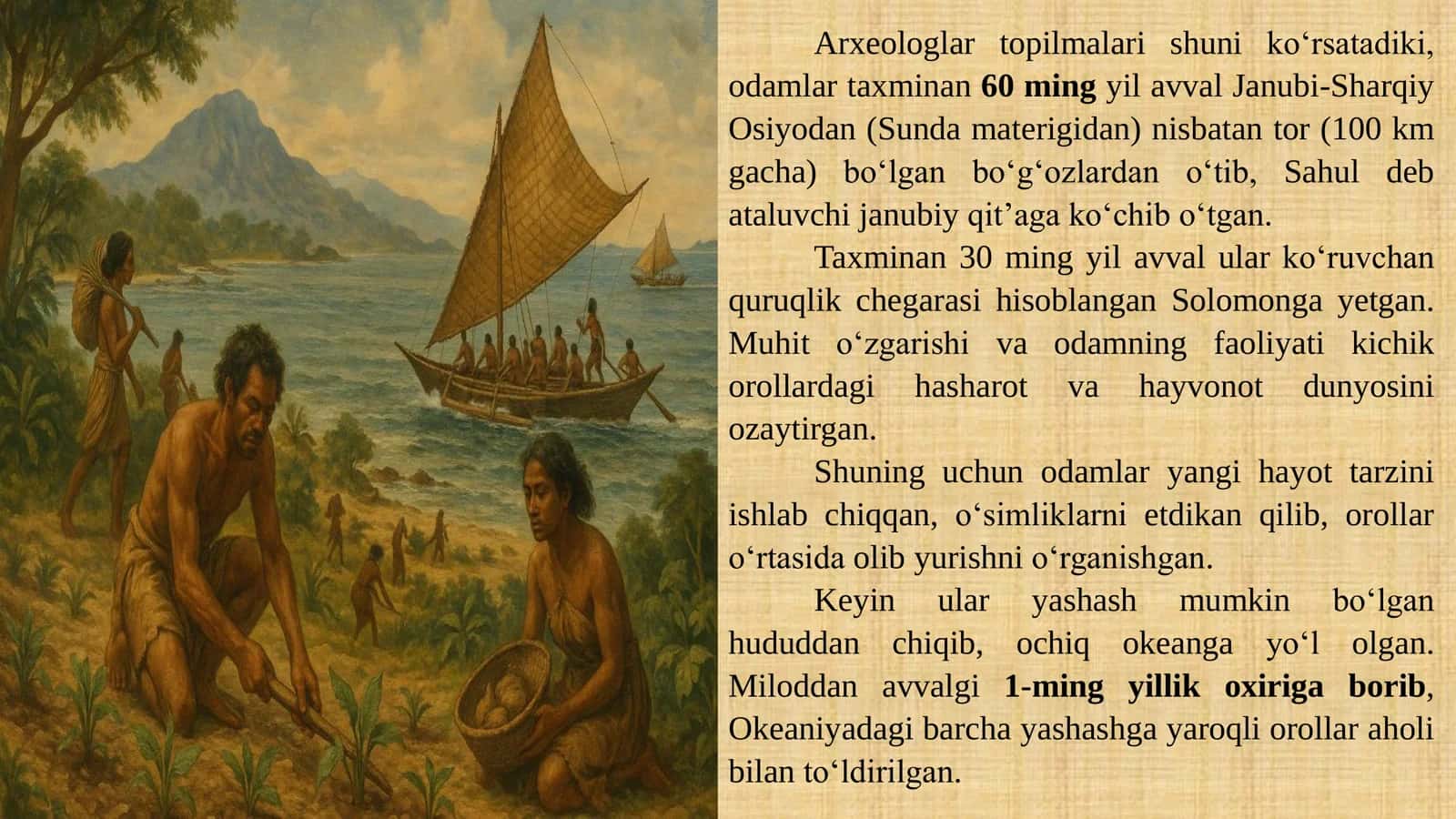 OKEANIYADAGI MIKRONEZIY, MELANEZIYA VA YANGI GVINEYA OROLLARI ETNOLOGIYASI 3