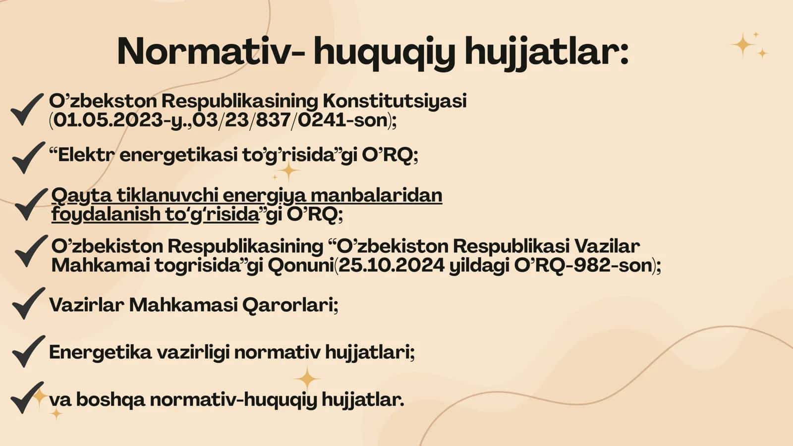 ENERGETIKA SOHASINI MA’MURIY TRATIBGA SOLISH 3