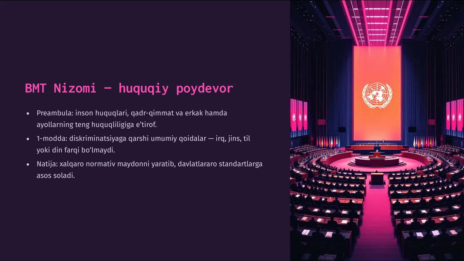 Gender tenglik va xalqaro huquq — Huquqiy tahlil 3