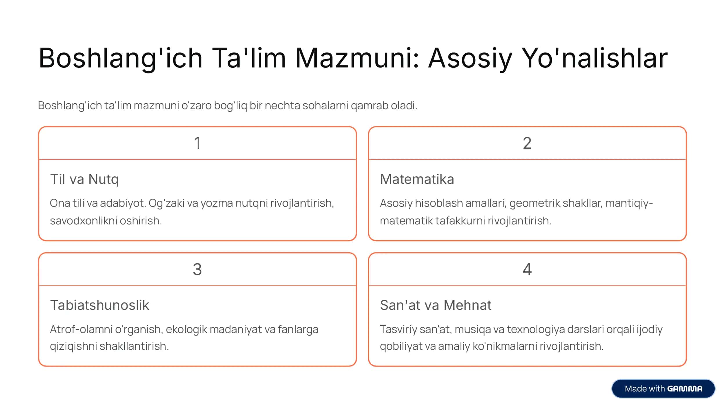 Boshlang'ich Ta'lim Mazmuni va Tamoyillari 3