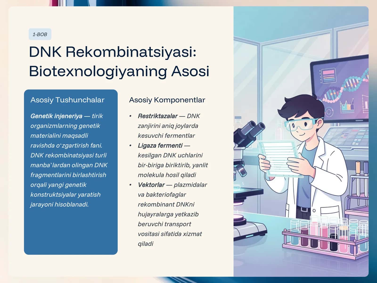 Tibbiyotda DNK Rekombinantlarining Qoʻllanilishi: Inqilobiy Oʻzgarishlar 3