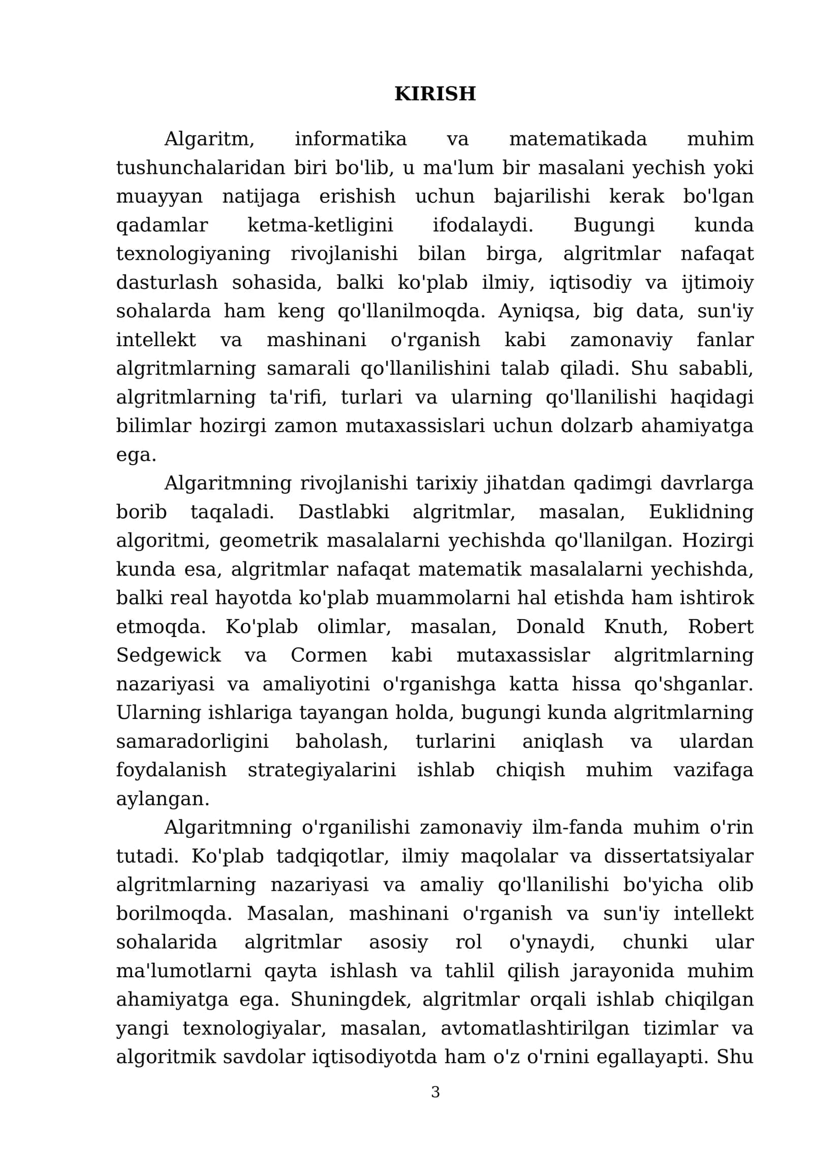 Algaritm haqida tushuncha 3
