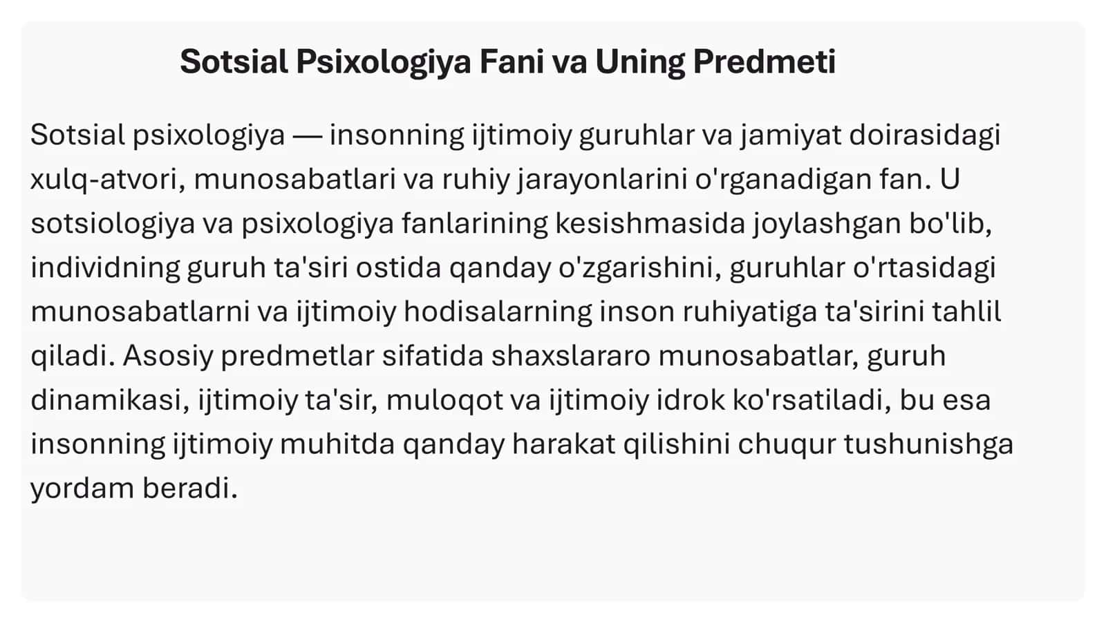 Sotsiаl Psixologiyada Foydalaniladigan Metodlarning O'ziga Xosligi 3