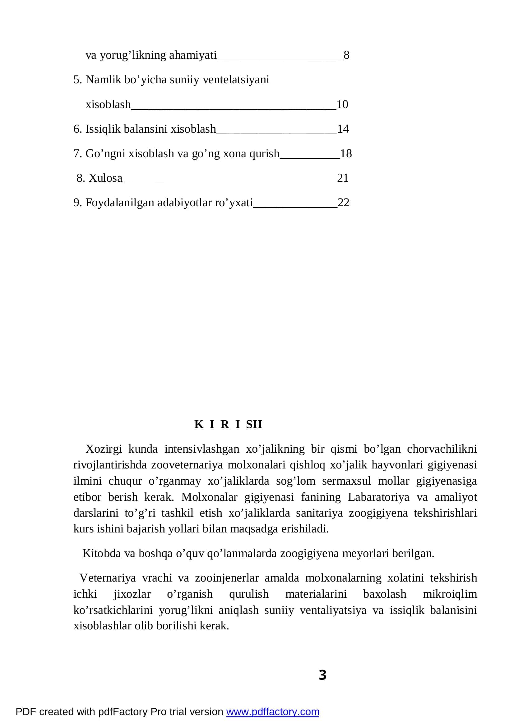 Yaylov chorvachiligi va hayvonlarni oziqlantirish texnalogiyasi 3