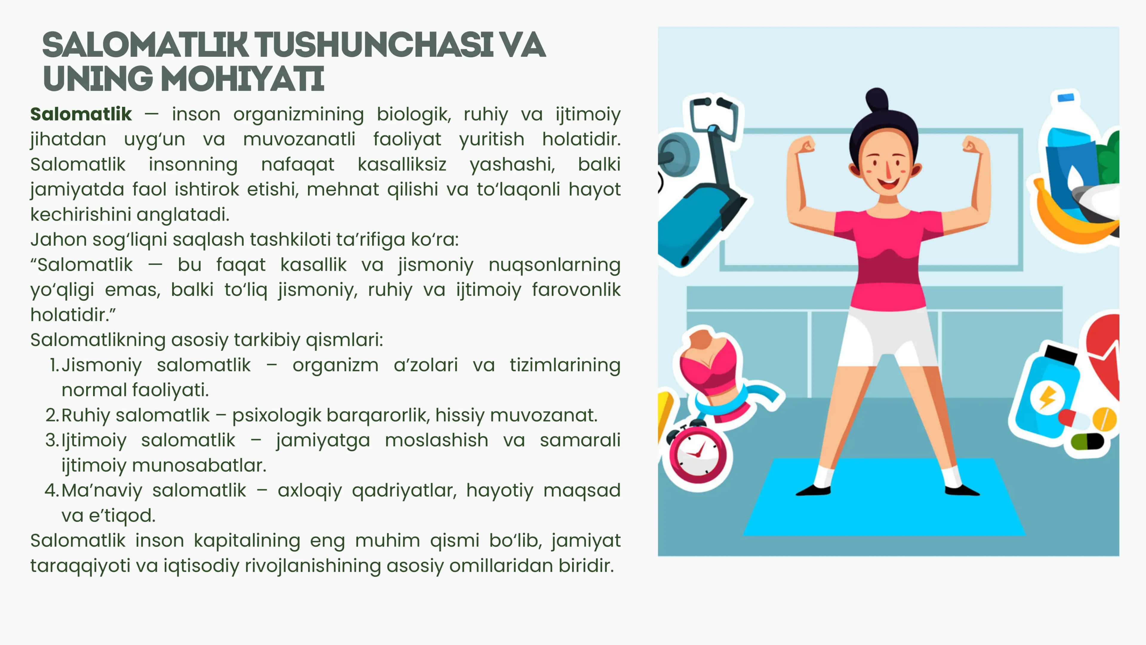 SOG‘LOM TURMUSH TARZI – SALOMATLIK ASOSI 3