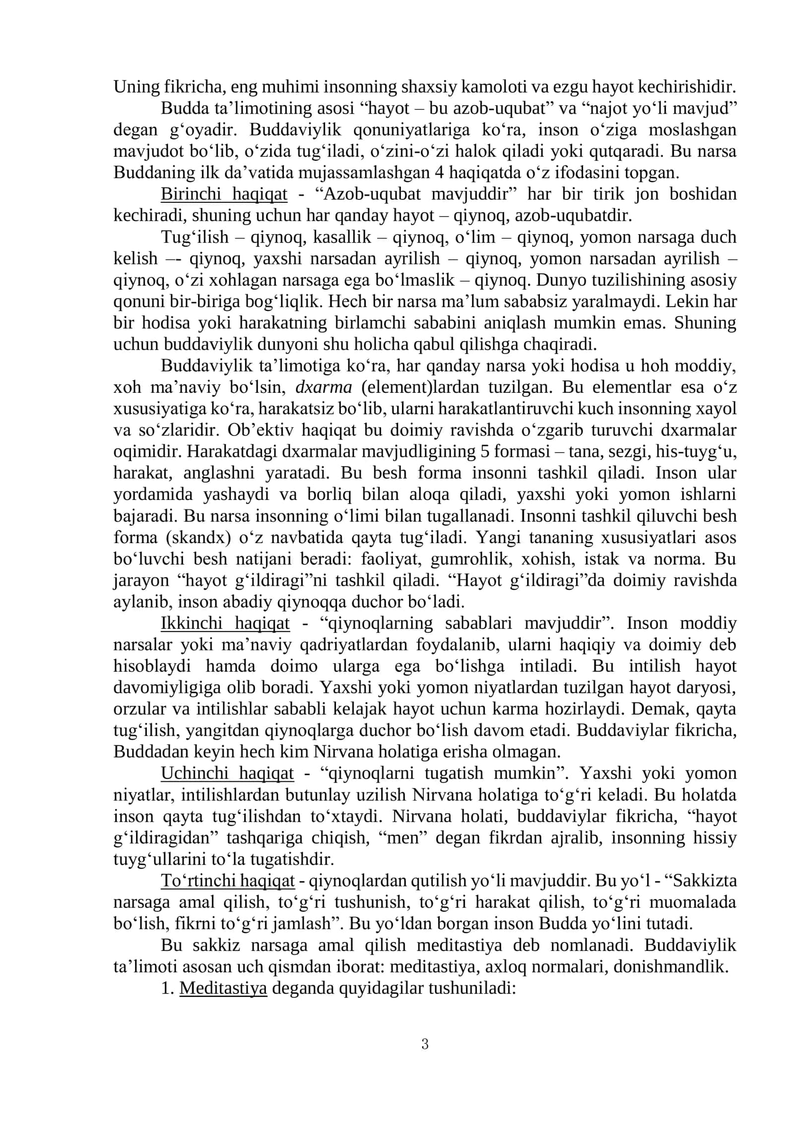 MAVZU. BUDDAVIYLIK DINI 3