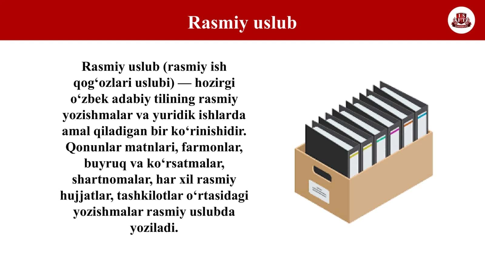 Rasmiy uslubning leksik-grammatik xususiyatlari 3
