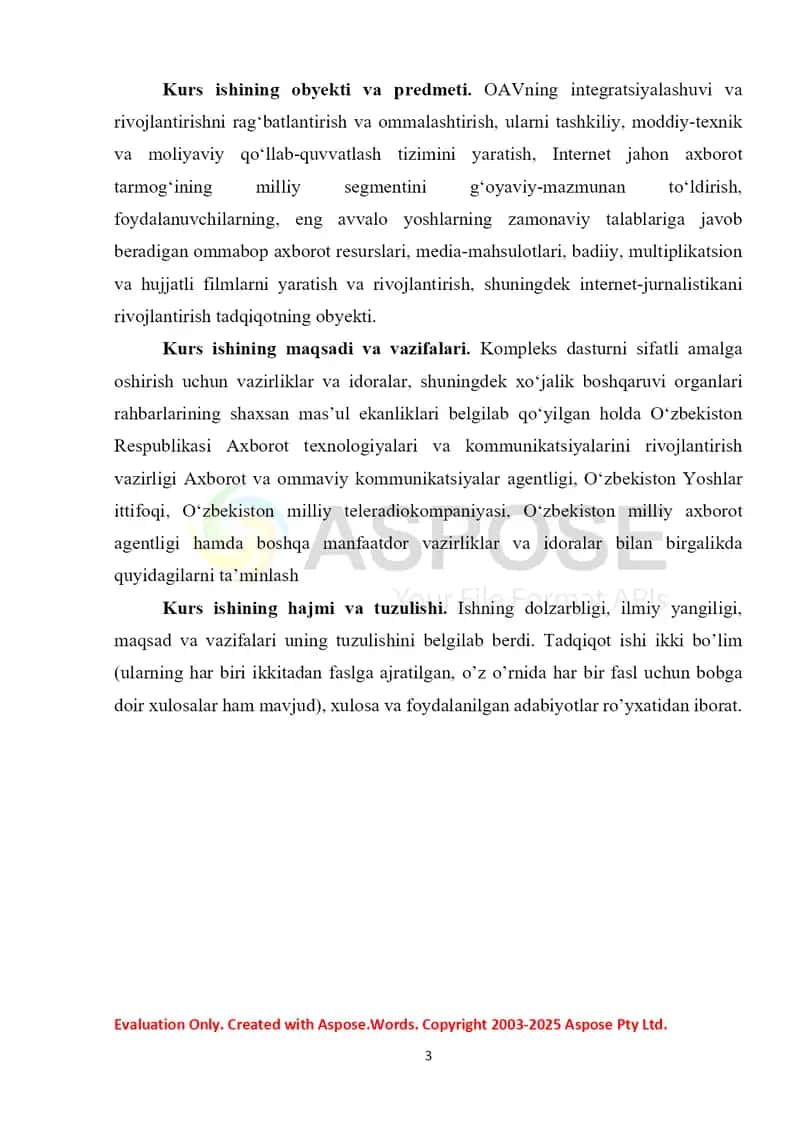 OAVning rivojlanishi va ularning reklama bozoriga ta'siri 3