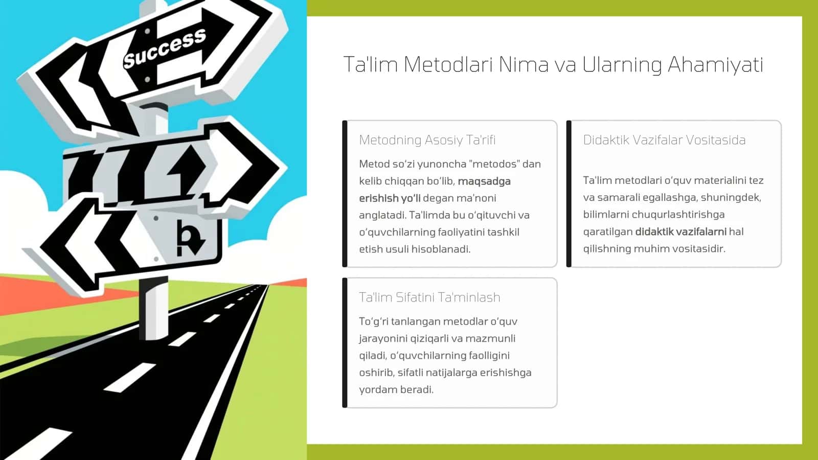 Ta'lim Metodlari va Usullari 3