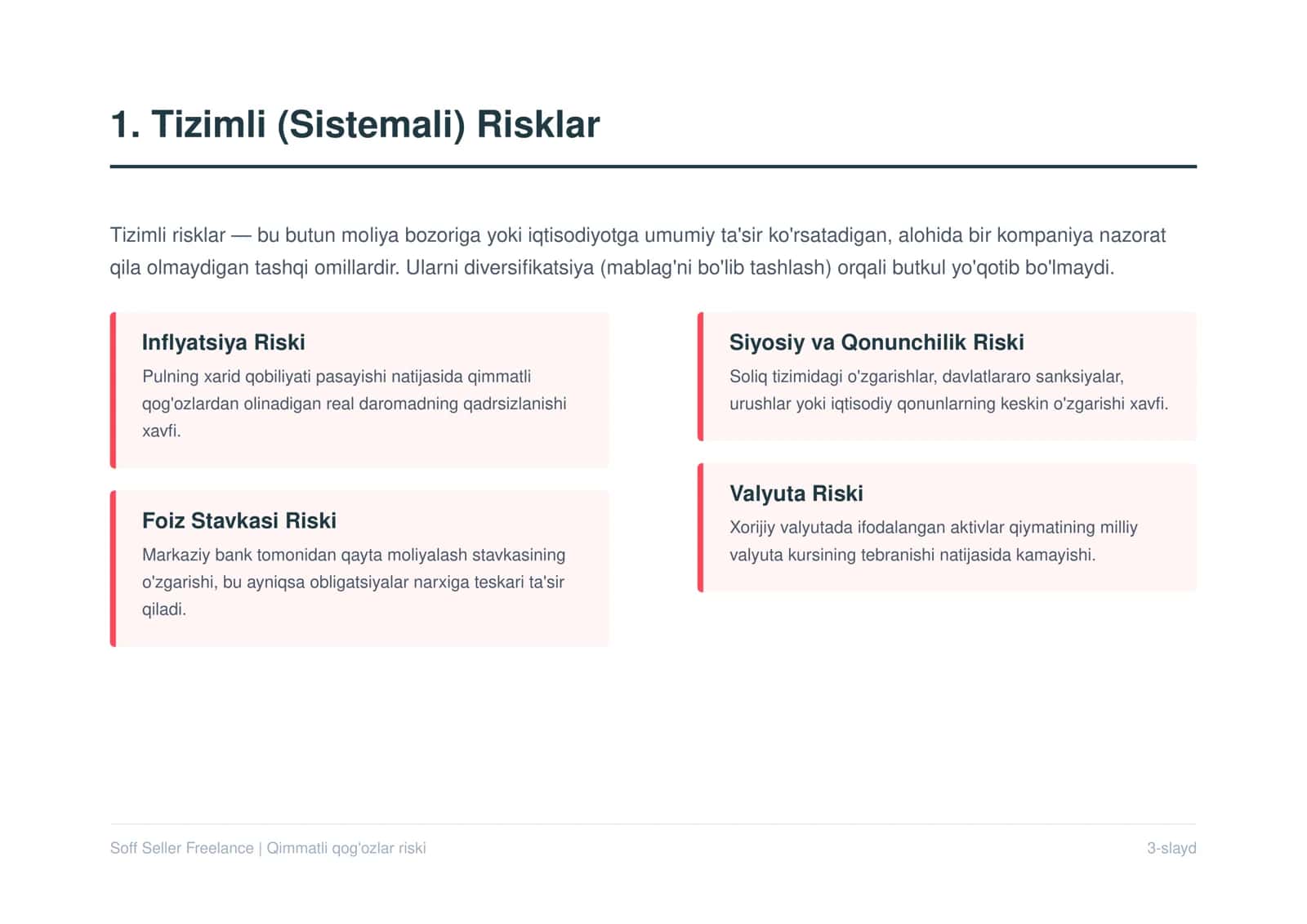 Qimmatli Qog'ozlar Bozori va Undagi Risklarni Boshqarish Strategiyalari 3