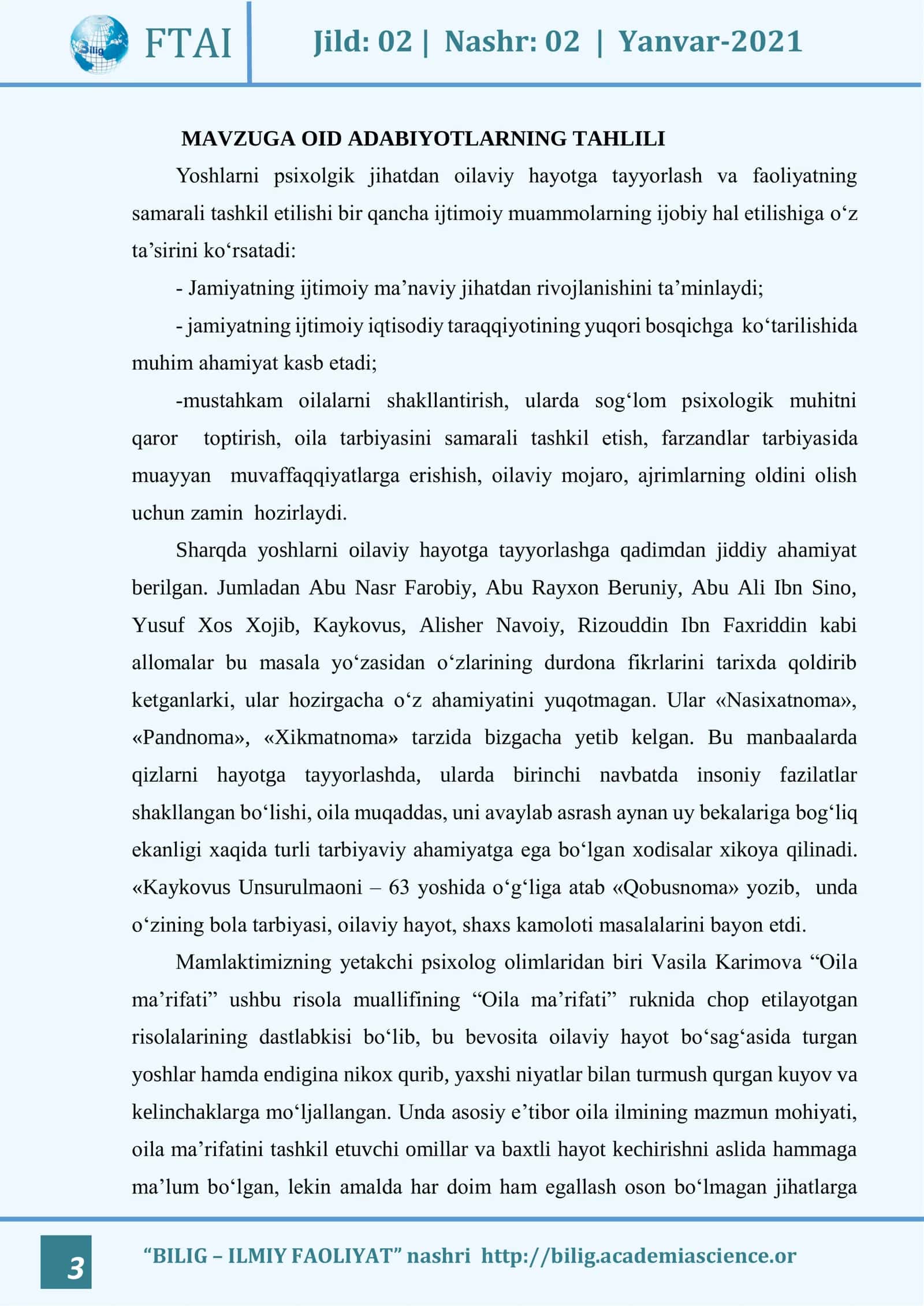 FAN, TA’LIM VA AMALIYOT INTEGRATSIYASI 3