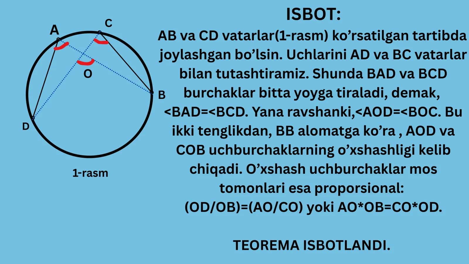 Aylanada proporsional kesmalar 3