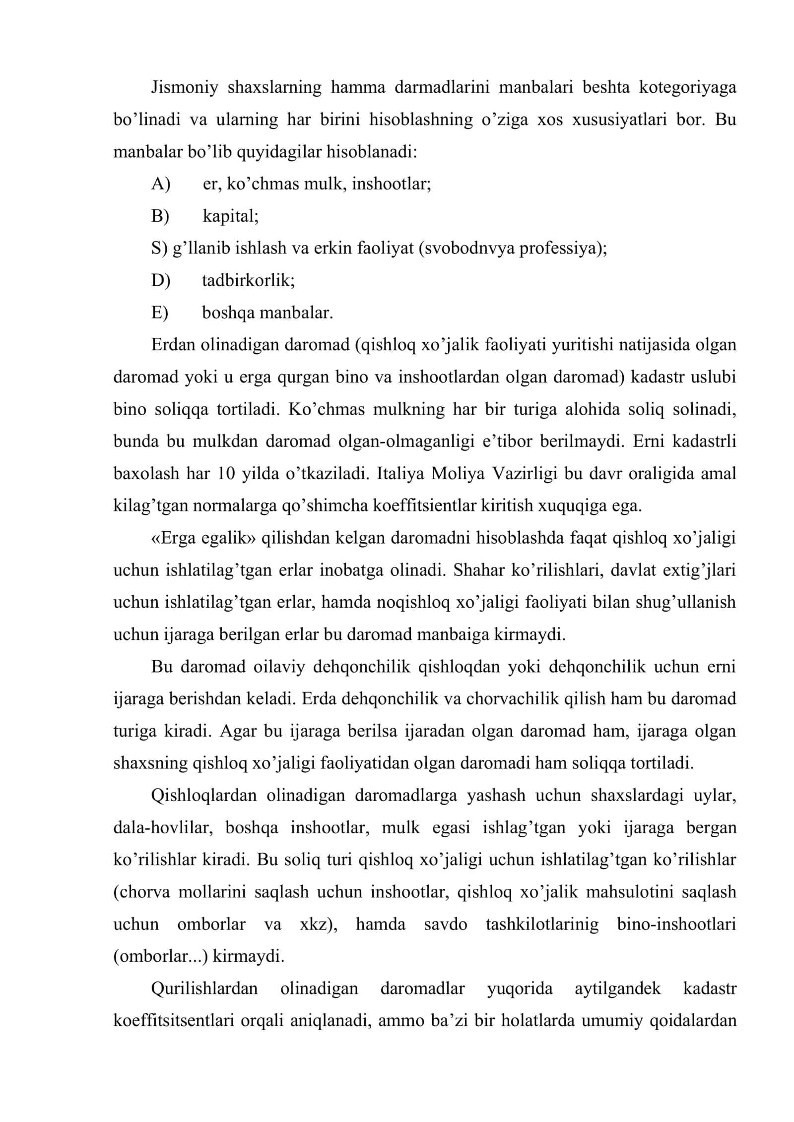 Italiya davlati soliq tizimining tuzilishi 3
