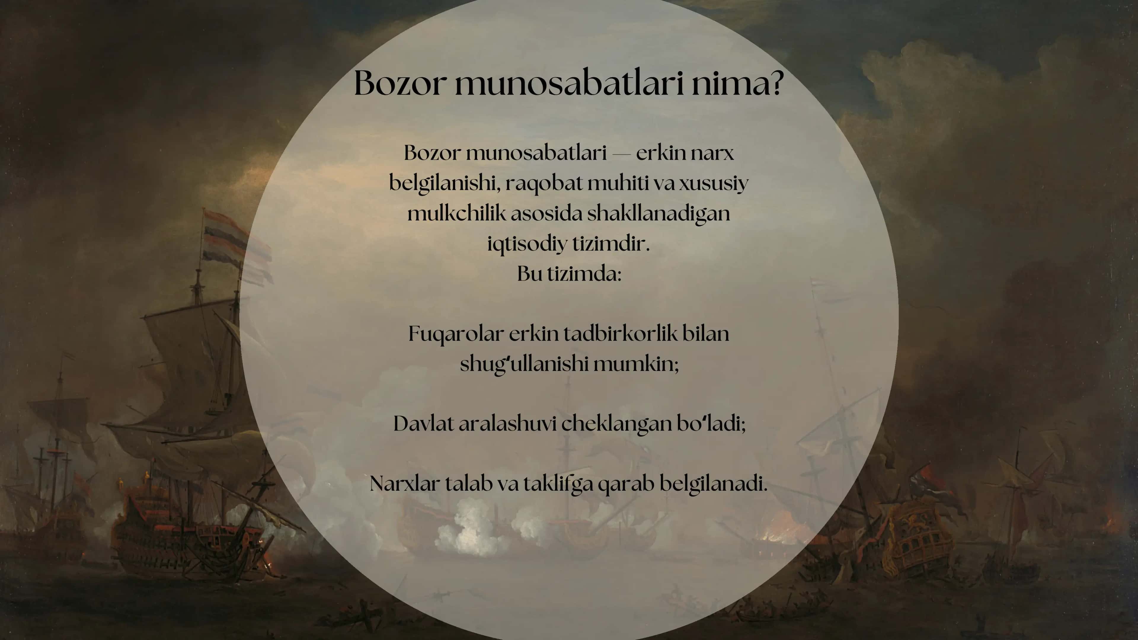 Bozor munosabatlari 3
