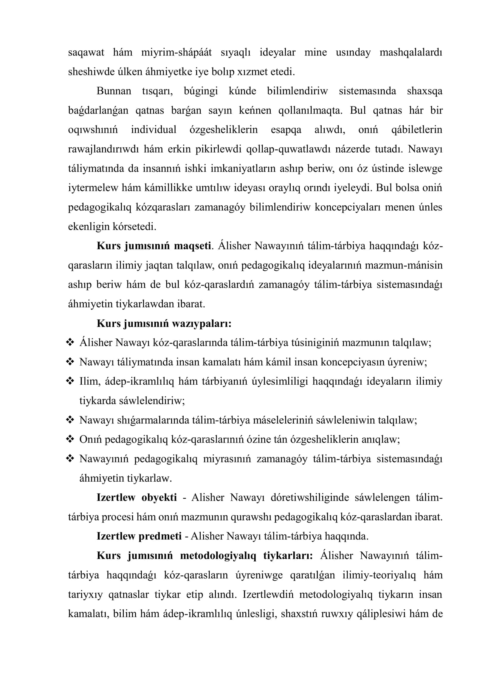 ÁLISHER NAWAYINIŃ TÁLIM-TÁRBIYA QARASLARINIŃ 3