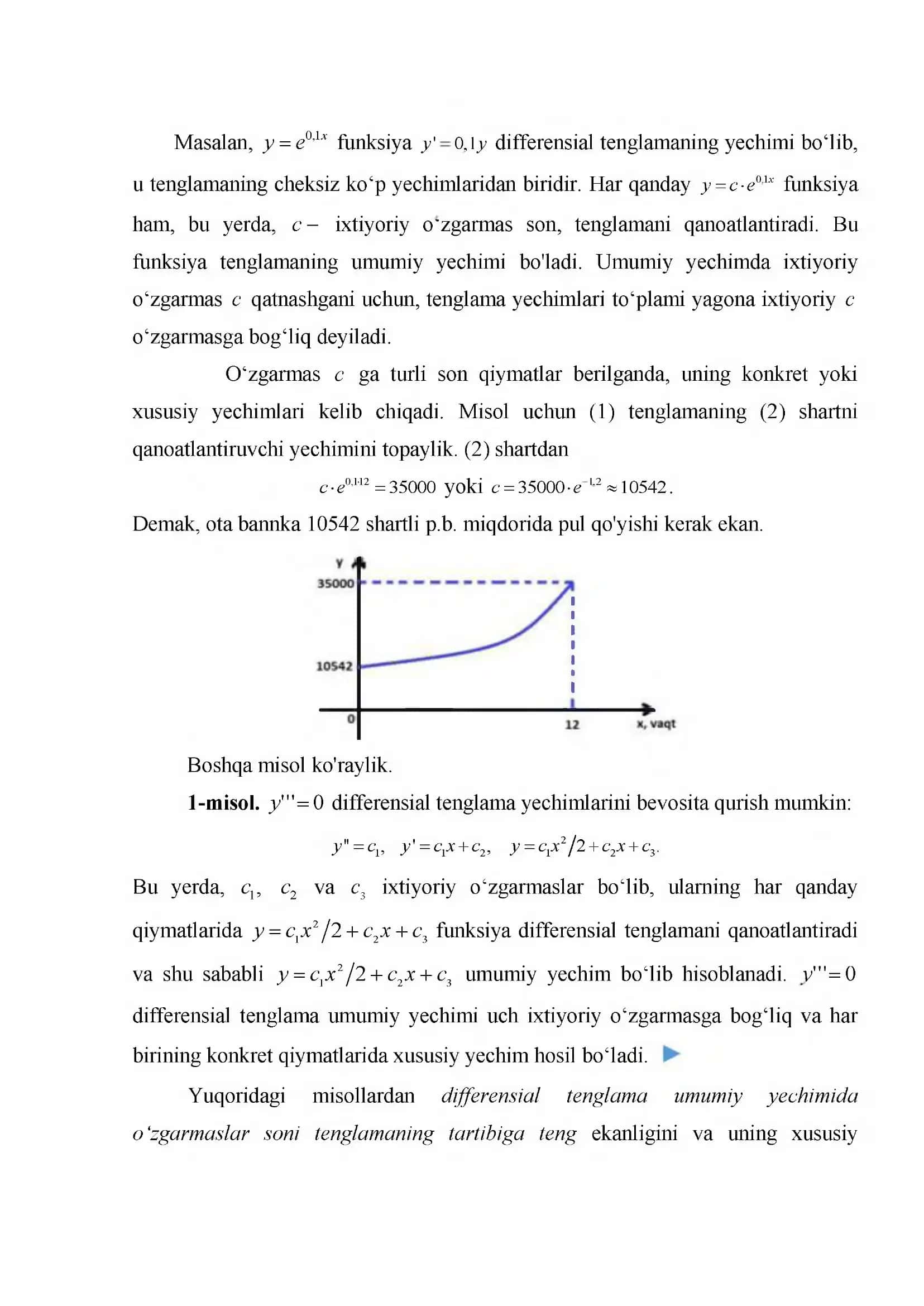 BIRINCHI TARTIBLI DIFFERENSIAL TENGLAMALAR 3